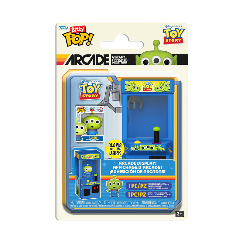 Funko Pop! Bitty Arcade Claw: Toy Story - Alien (Glow in The Dark)