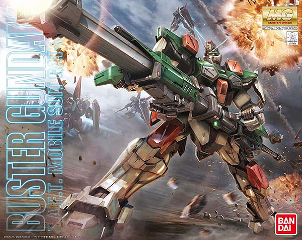 BANDAI Hobby MG 1/100 Buster Gundam "Gundam SEED" Kit de modélisation