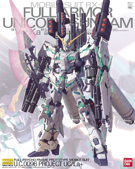 BANDAI Hobby MG 1/100 RX-0 Full Armor Unicorn Gundam Ver.Ka "Gundam UC