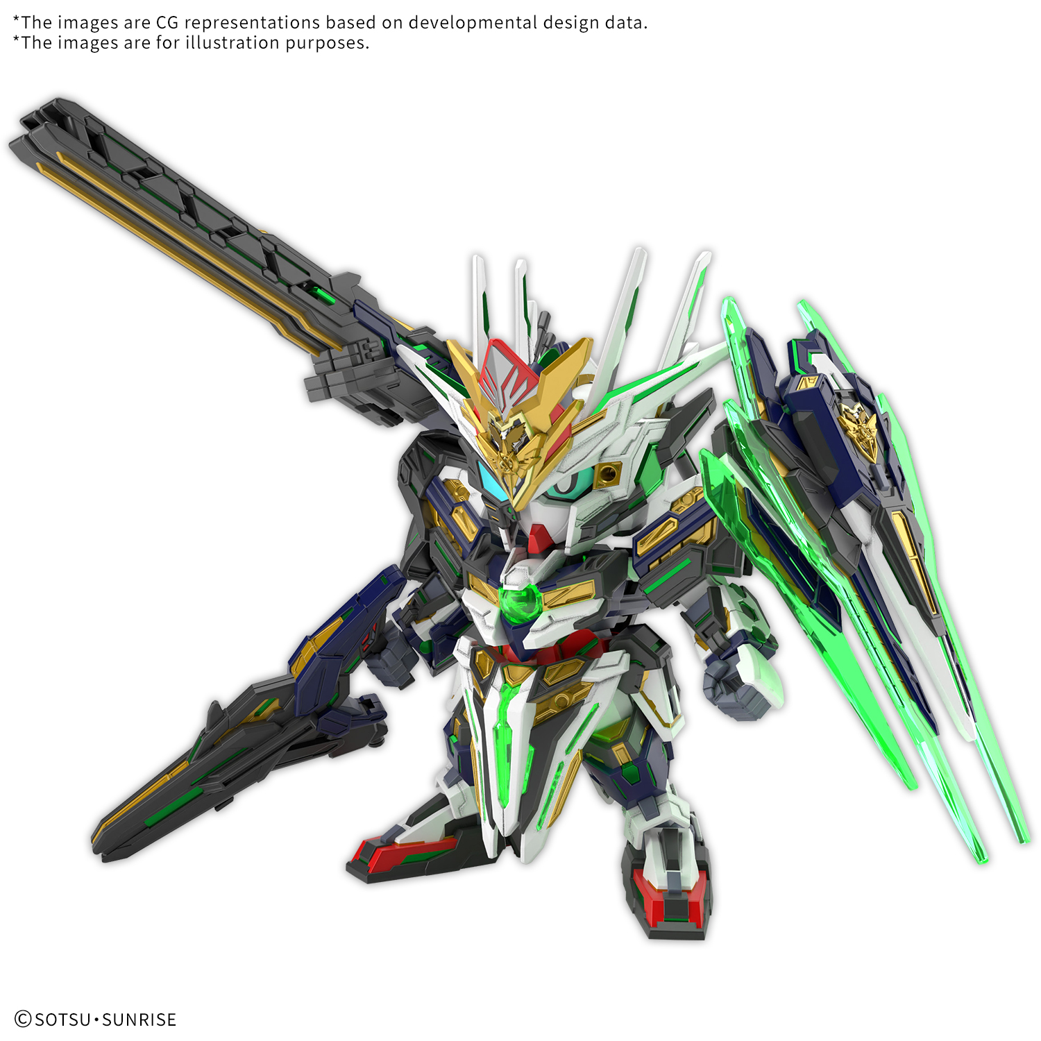 BANDAI HOBBY SDW HEROES CAPTAIN QAN[T] GF Kit de modélisation
