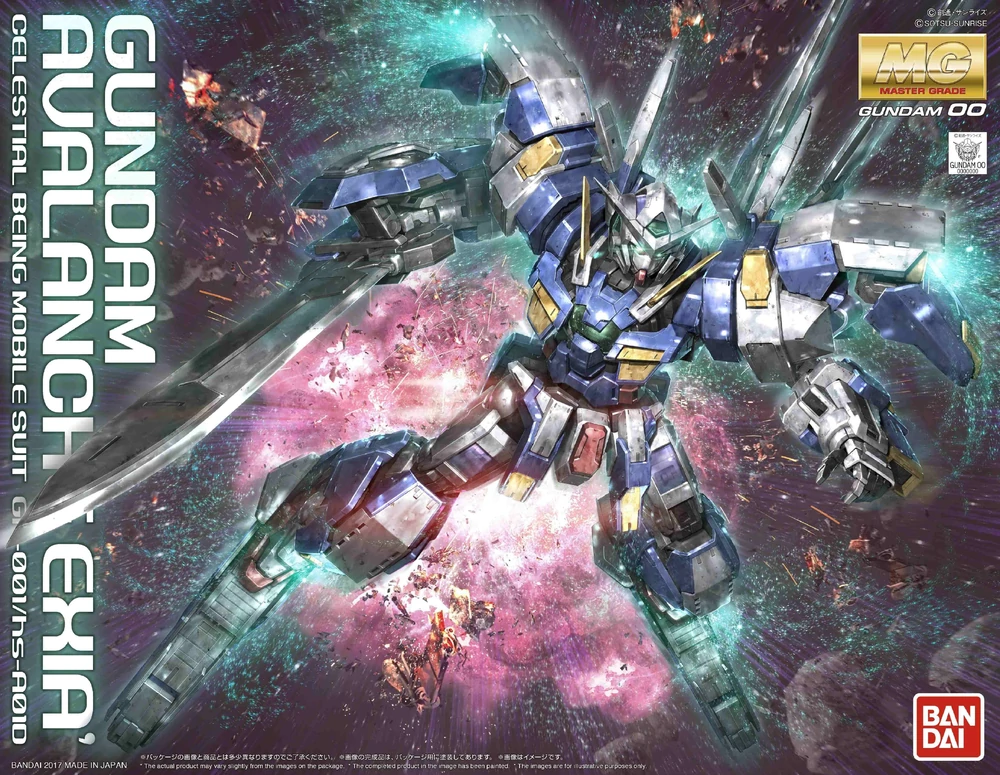 BANDAI Hobby MG 1/100 Gundam Avalanche Exia 'Gundam 00V'  Kit de modélisation