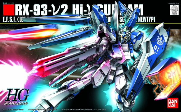 BANDAI Hobby HGUC 1/144 #95 RX-93-V2 Hi-Nu Gundam 