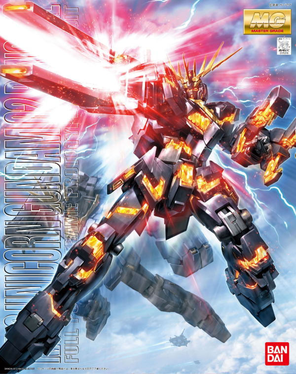 BANDAI MG 1/100 Unicorn Gundam 02 Banshee "Gundam UC" Model kit