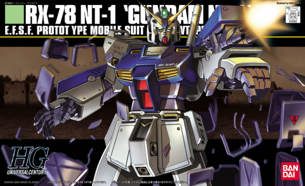BANDAI Hobby HGUC 1/144 #47 RX-78 NT-1 Gundam Alex "Gundam 0080"  Model Kit