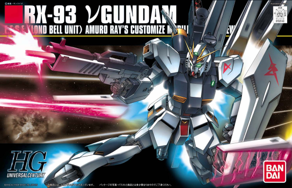BANDAI Hobby HGUC 1/144 #86 RX-93 Nu Gundam
