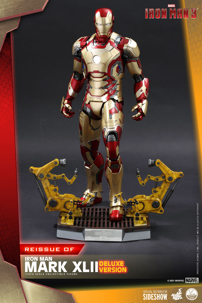 Hot Toys Iron Man 3 Mark XLII (Deluxe Version) 1/4 Quarter Scale