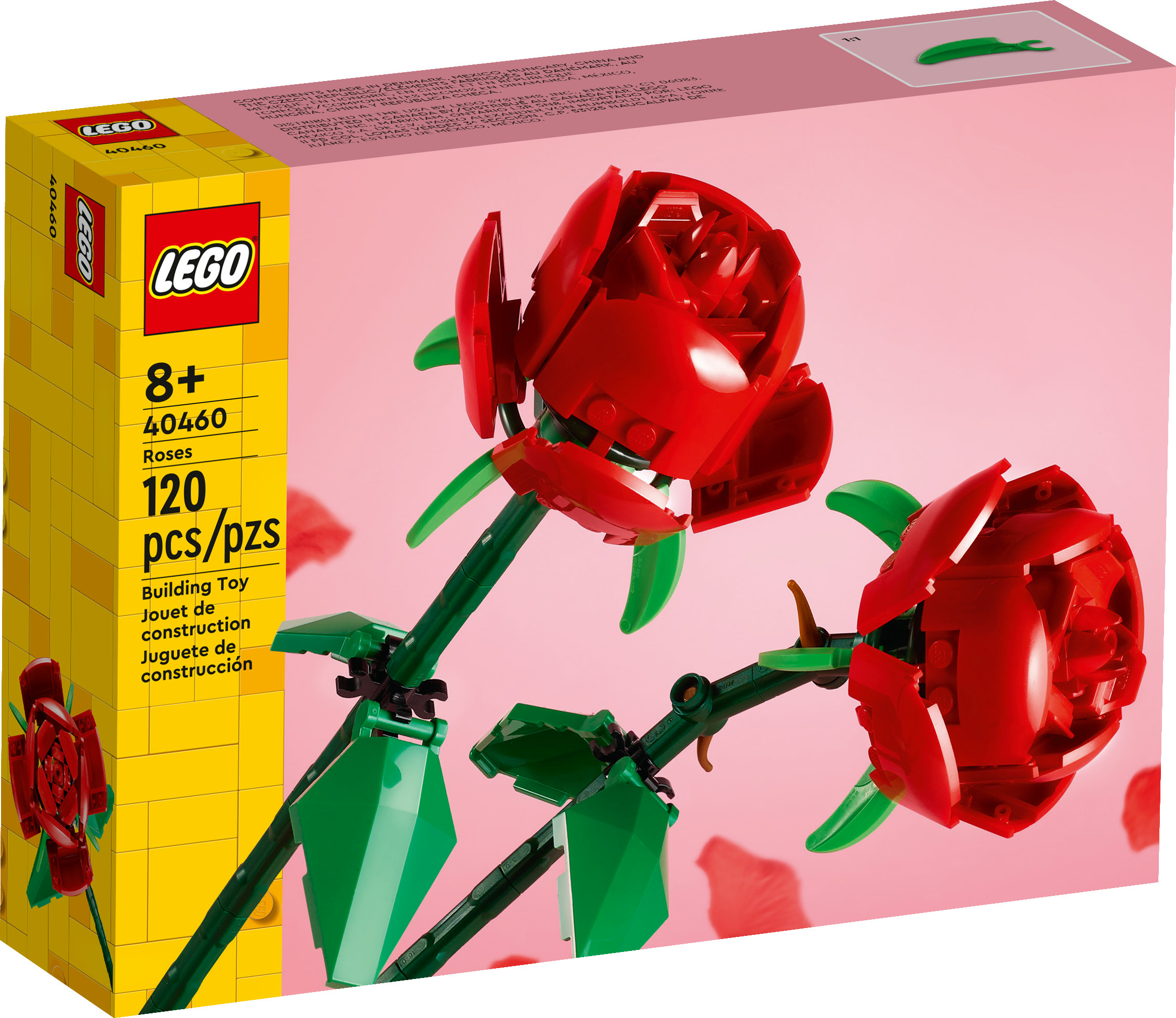 LEGO Roses - Ensemble de construction de la collection botanique 40460
