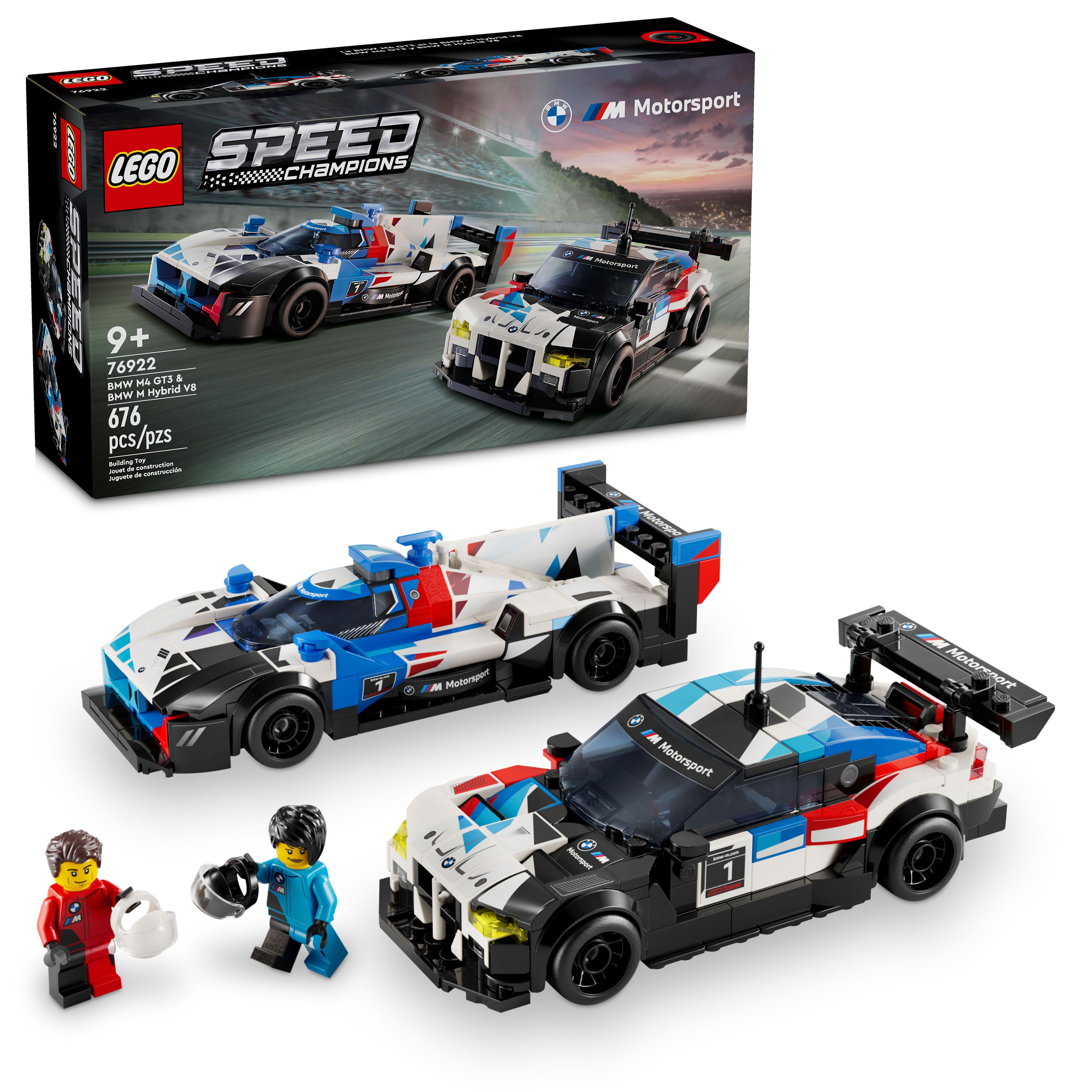 LEGO Speed Champions BMW M4 GT3 & BMW M Hybrid V8 76922