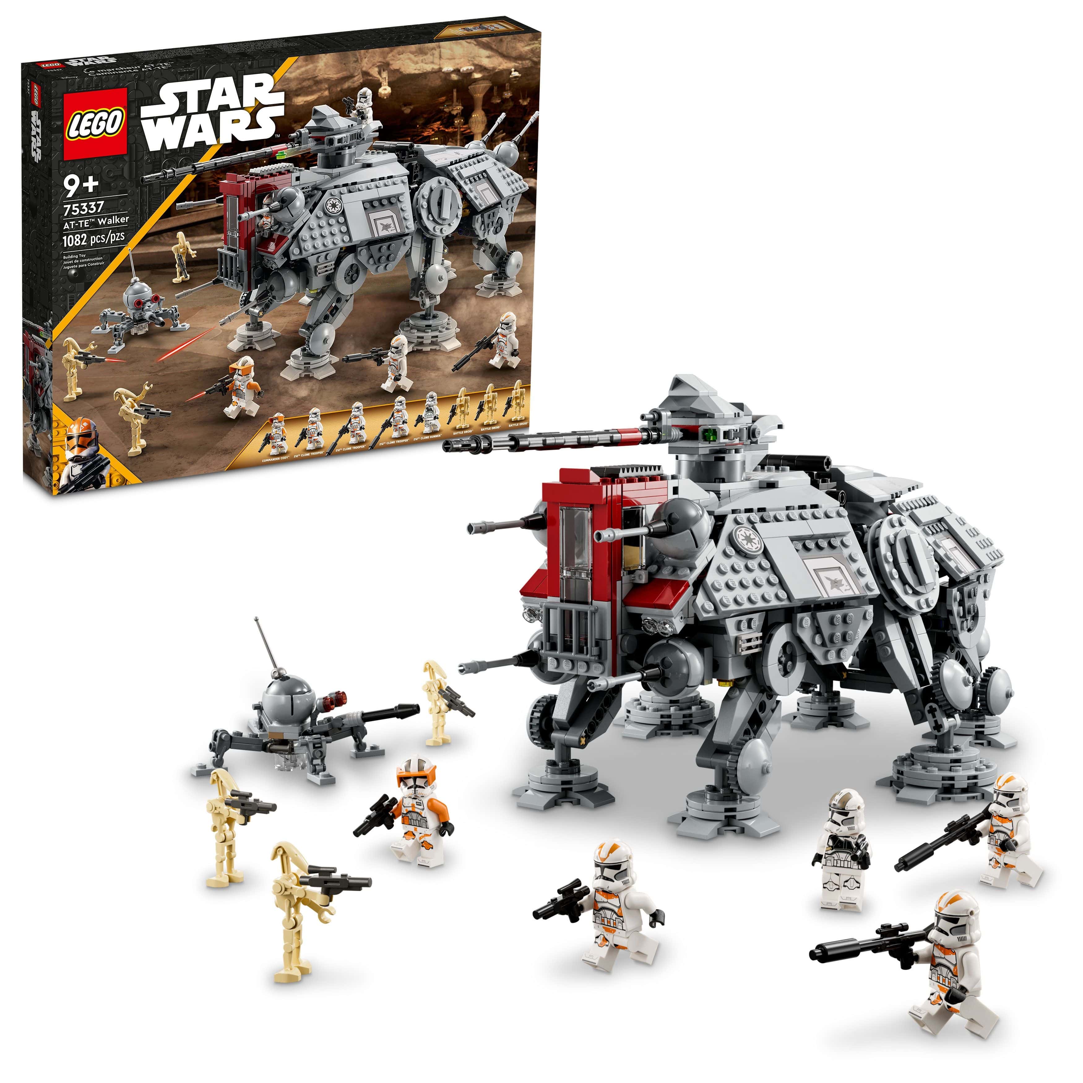 LEGO Star Wars AT-TE Walker 75337 Toy Building Kit; Fun Gift for Kids