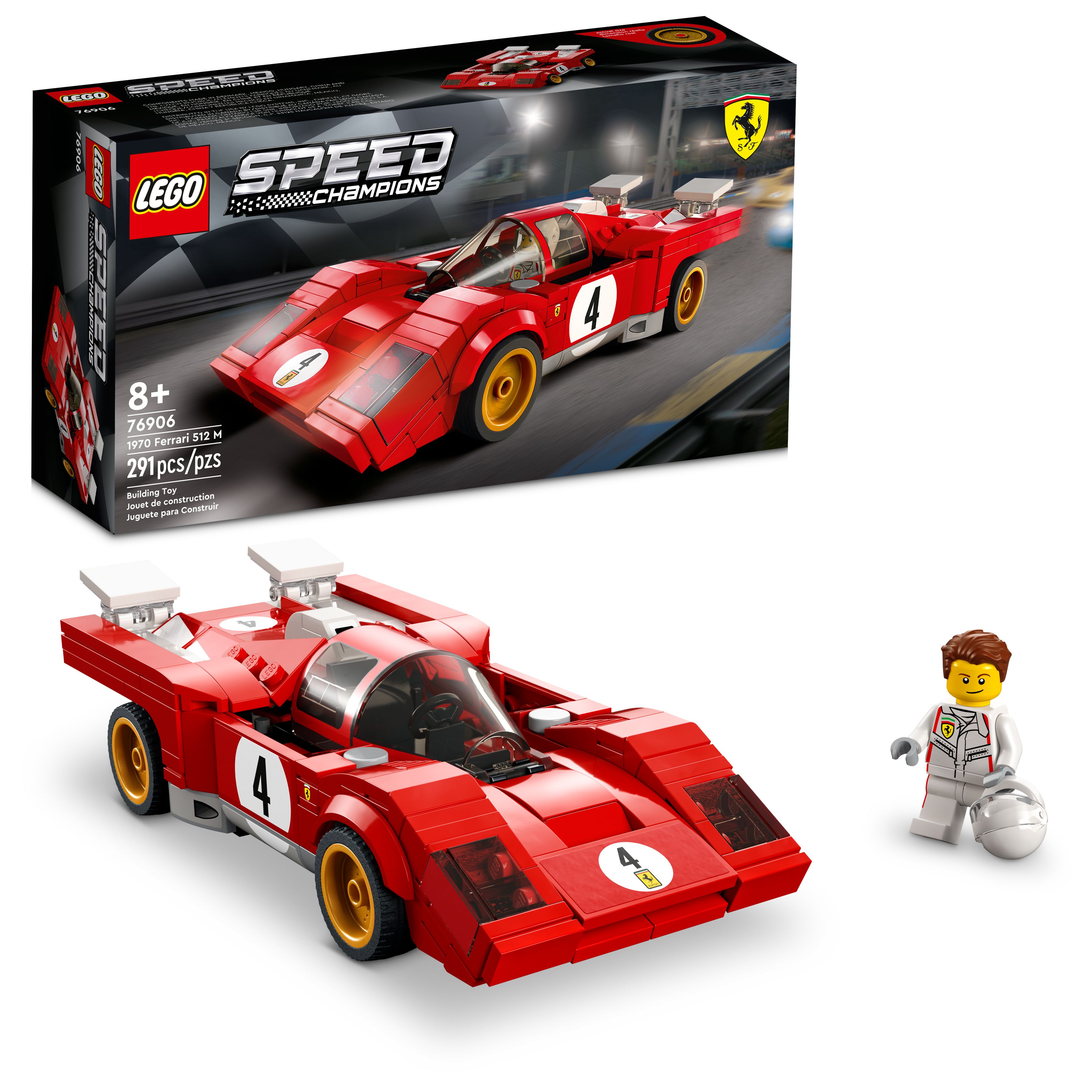 LEGO Speed Champions 1970 Ferrari 512 M 76906 Ensemble de construction