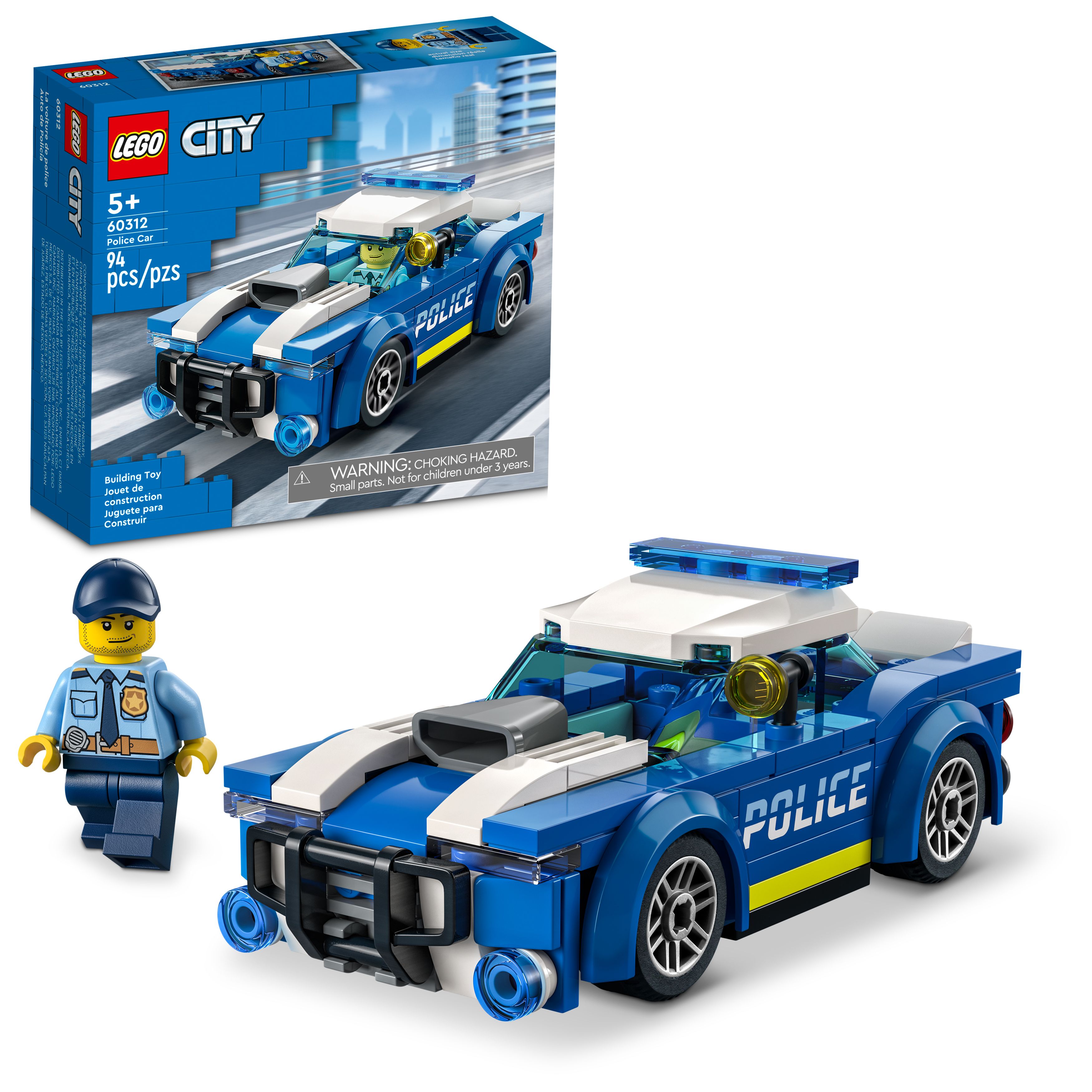 LEGO City La voiture de police 60312 Ensemble de construction (94 piè