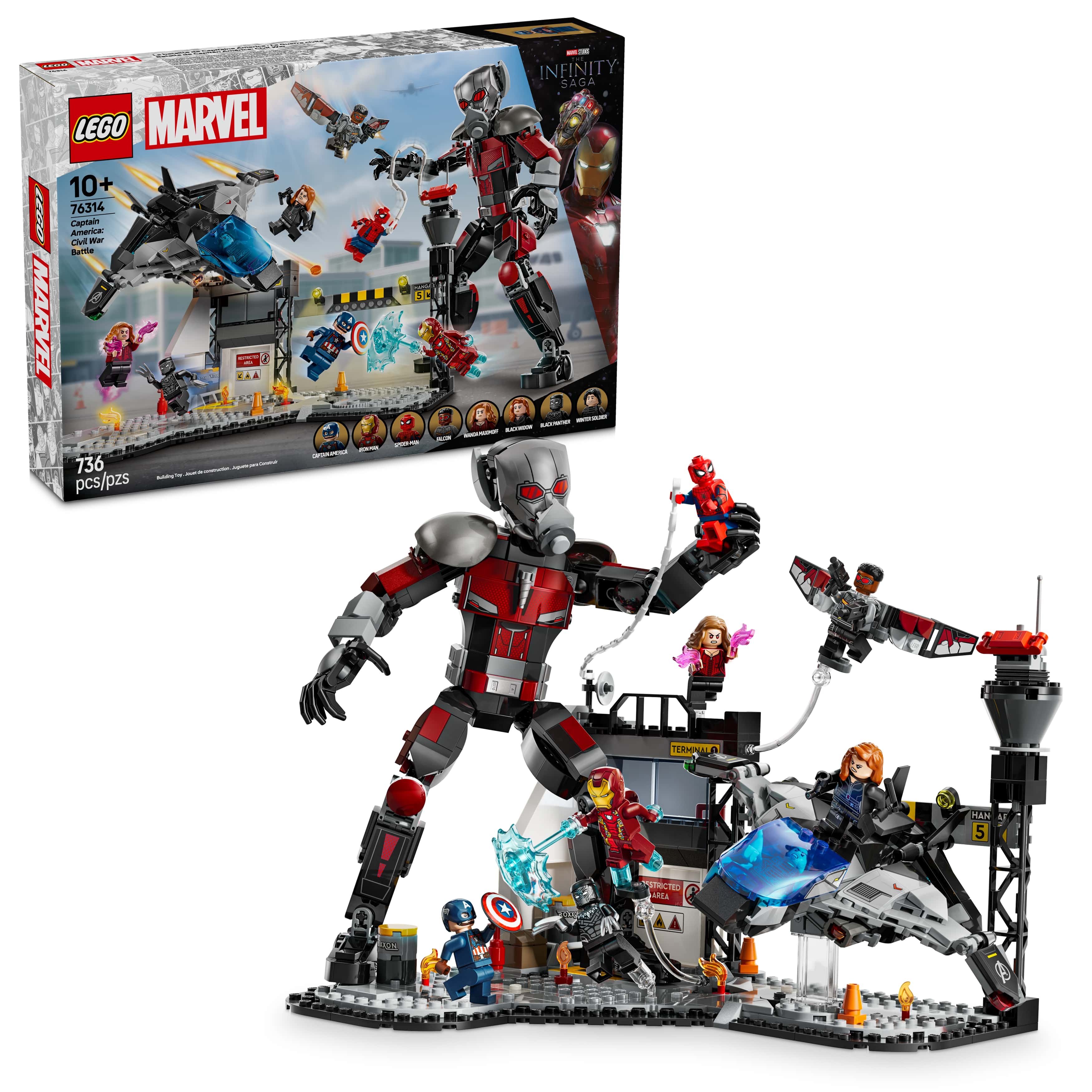 LEGO Marvel La bataille de Capitaine America : La Guerre civile, Ensem