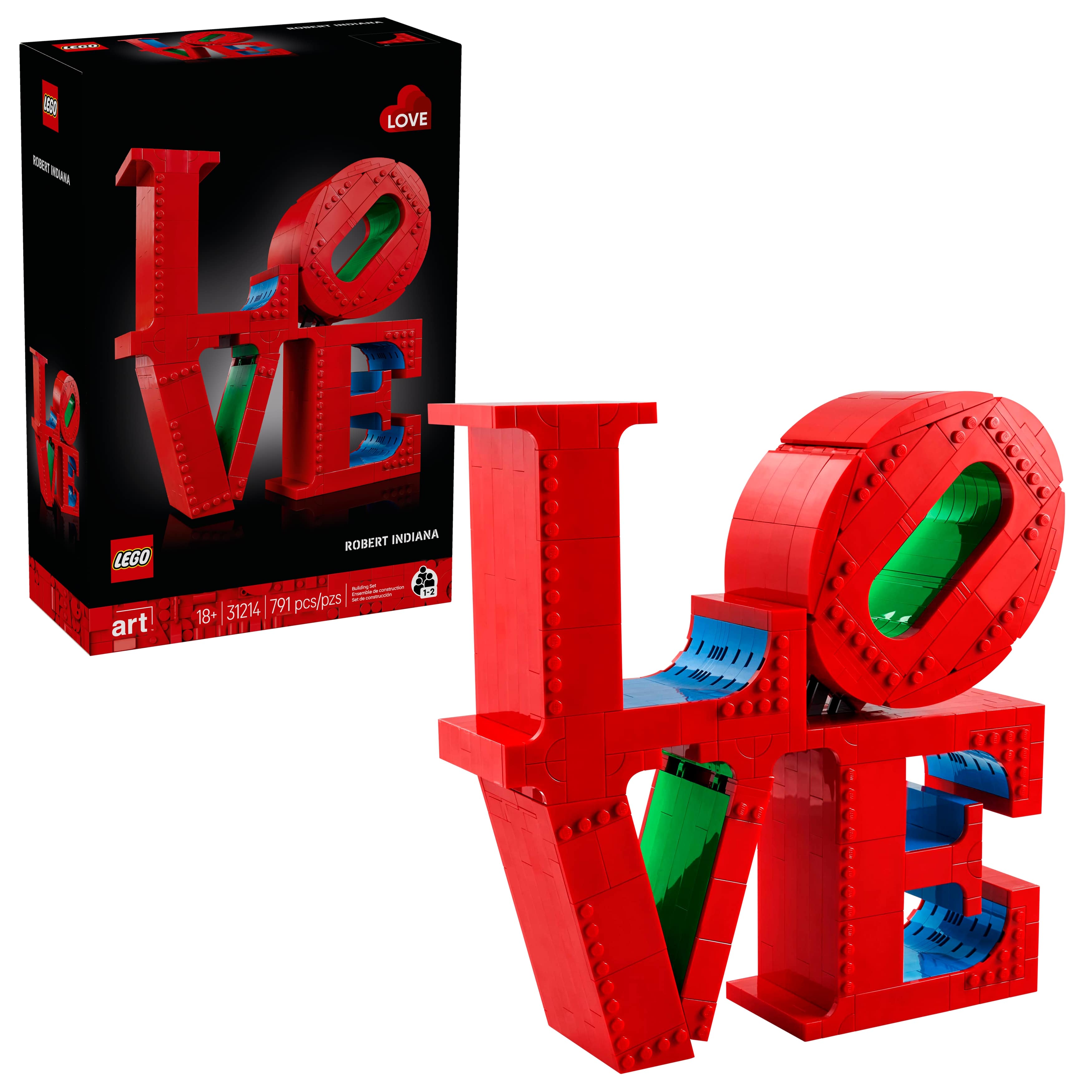 LEGO Art LOVE, Cadeau pour les couples et idée de décoration intérieur