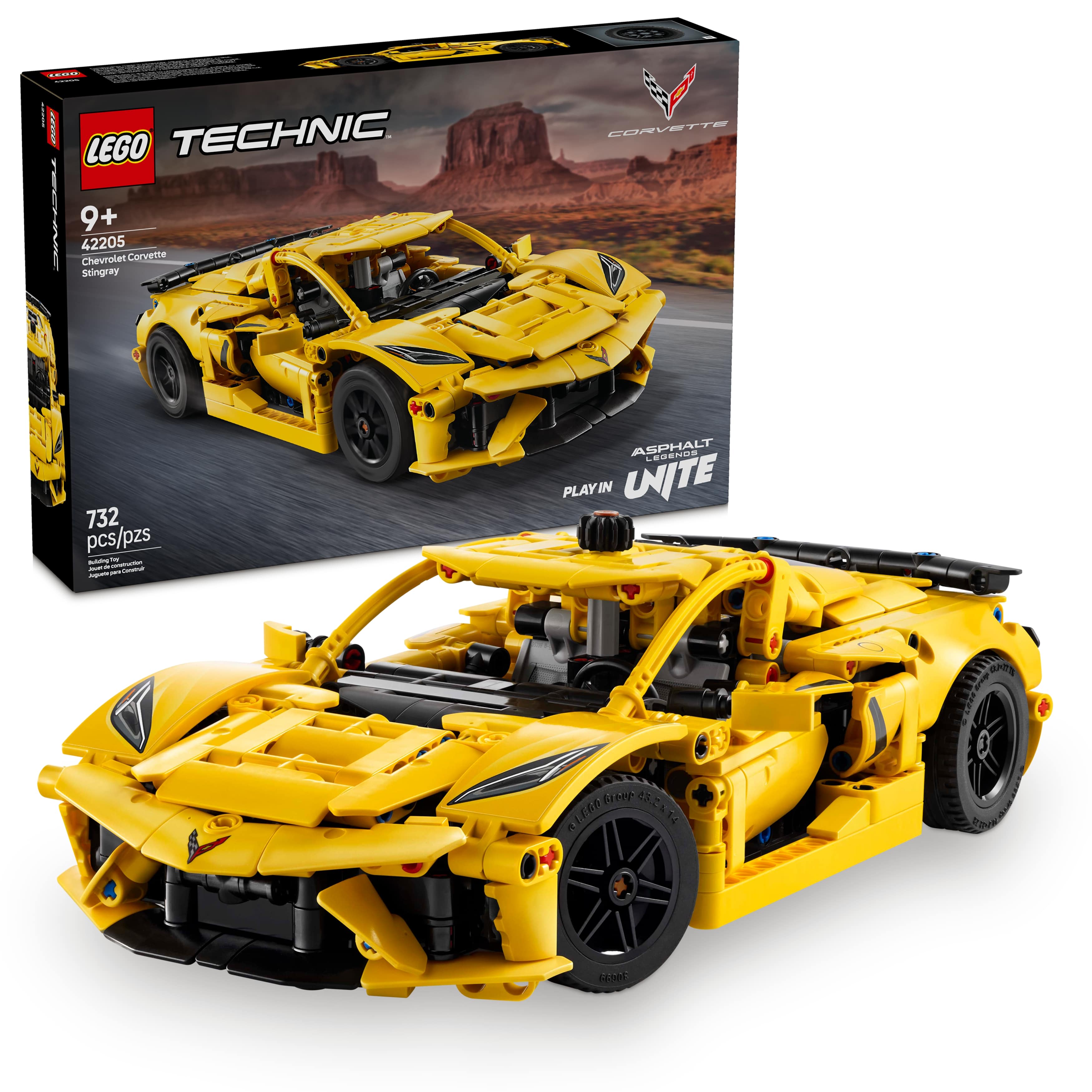 LEGO Technic Chevrolet Corvette Stingray, Ensemble de modèle de voitur