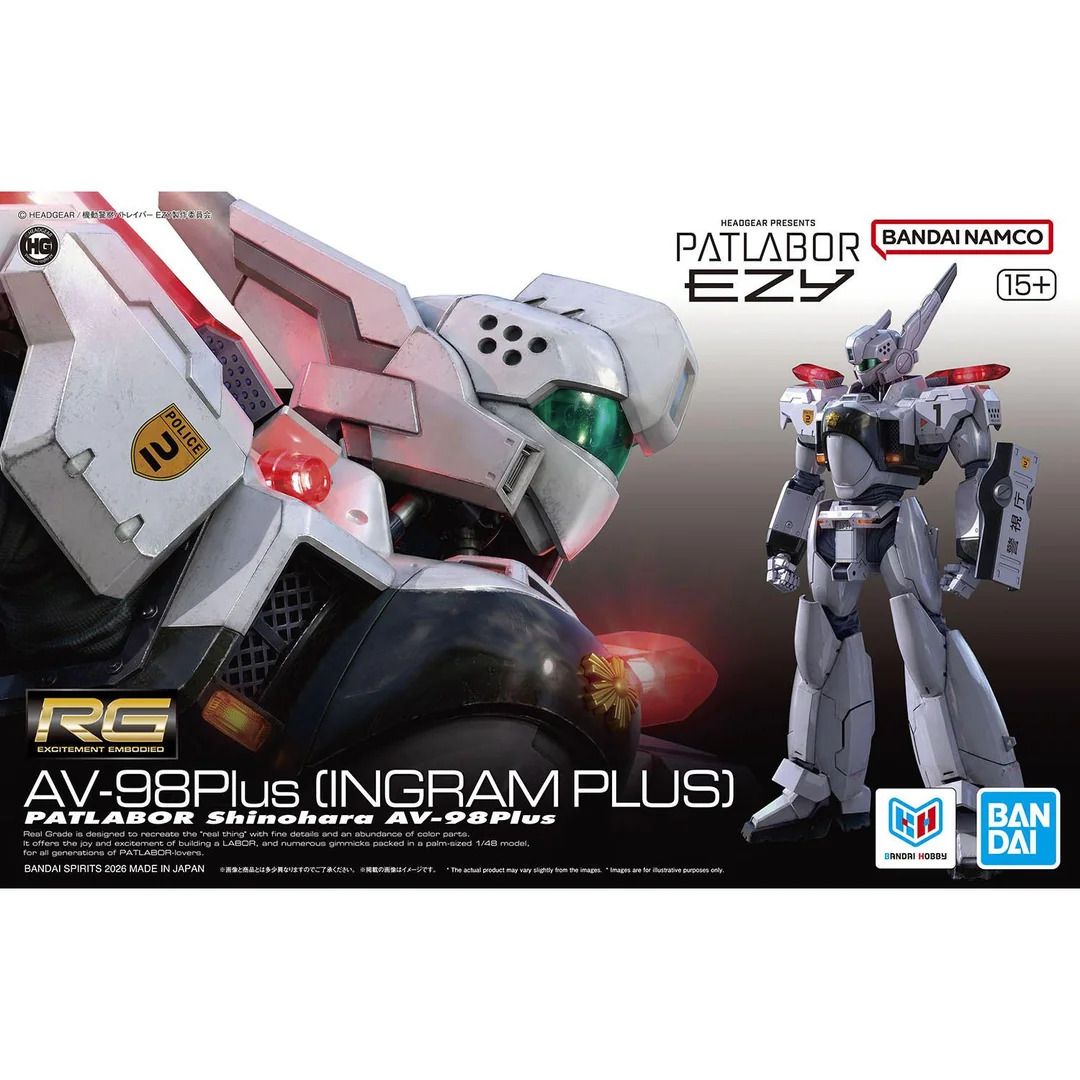 Bandai RG 1/48 AV-98Plus INGRAM Mobile Police Patlabor