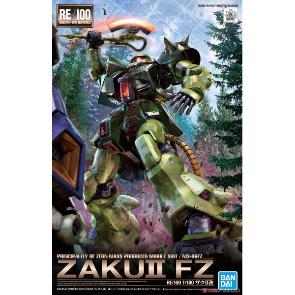 ロボット RE/100 ZAKU II FZ BANDAI HOBBY RE/100 1/100 ZAKUII FZ - Canada Computers & Electronics