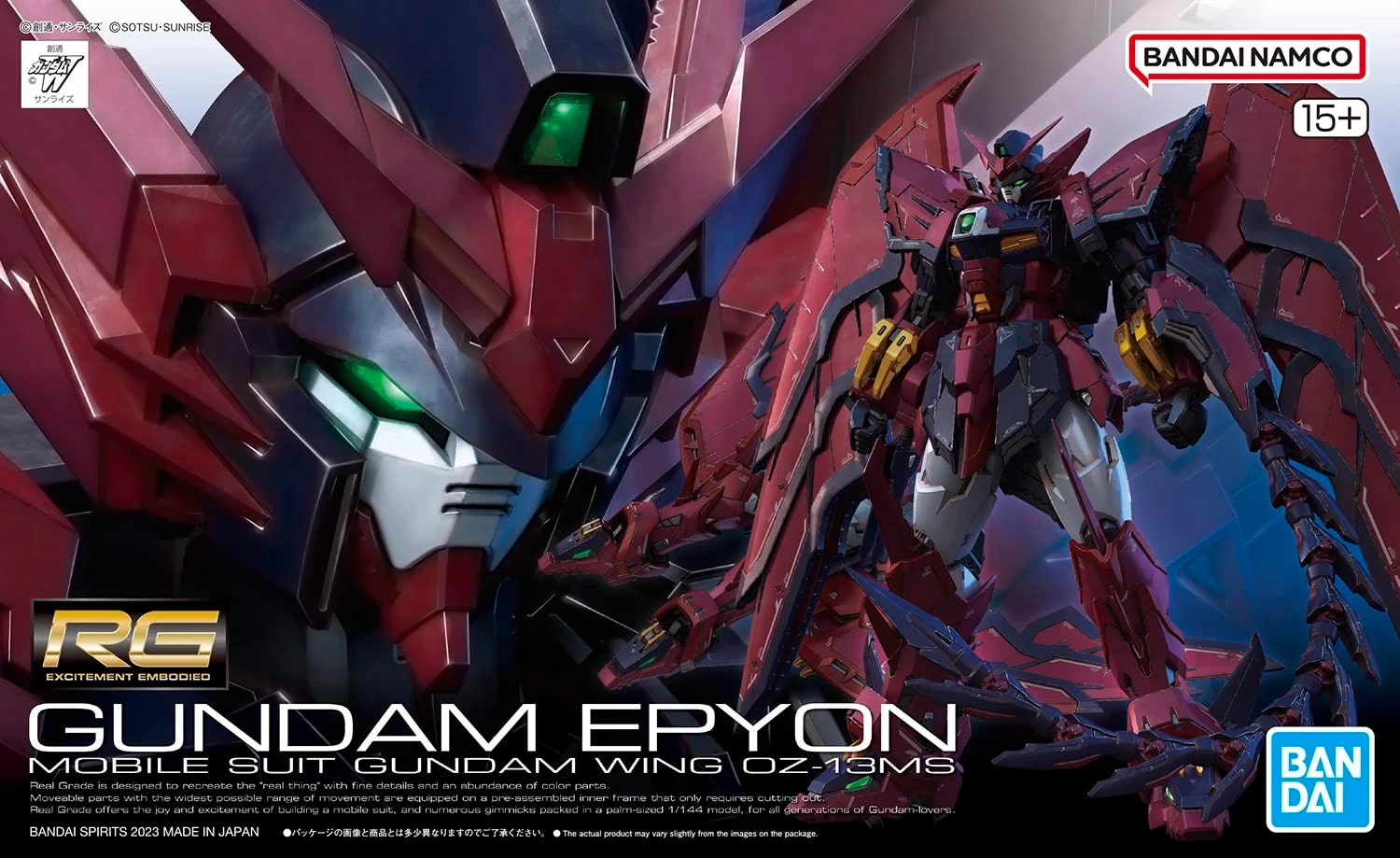 BANDAI Spirits Hobby RG 1/144 #38 Gundam Epyon Model Kit