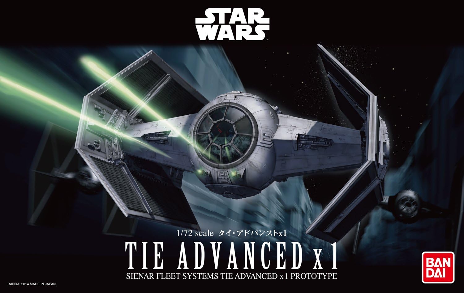 BANDAI Hobby 1/72 TIE Advanced x1 Fighter "STAR WARS" Model kit