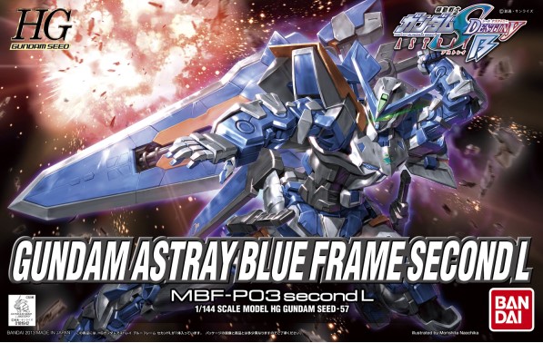 BANDAI Hobby HG 1/144 Gundam Astray Blue Frame Second L