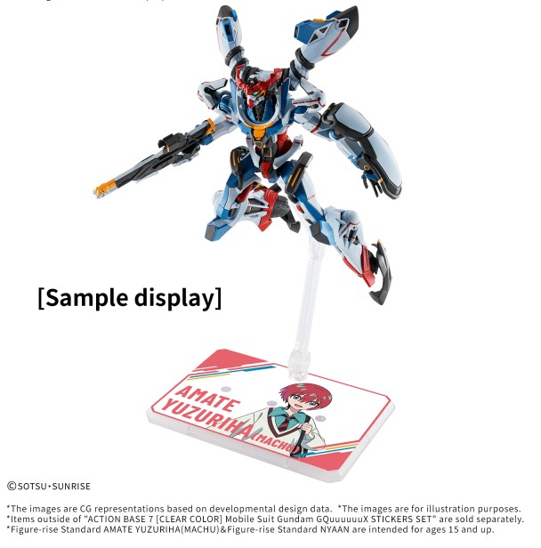 BANDAI Hobby Action Base GQuuuuuuX STICKERS SET