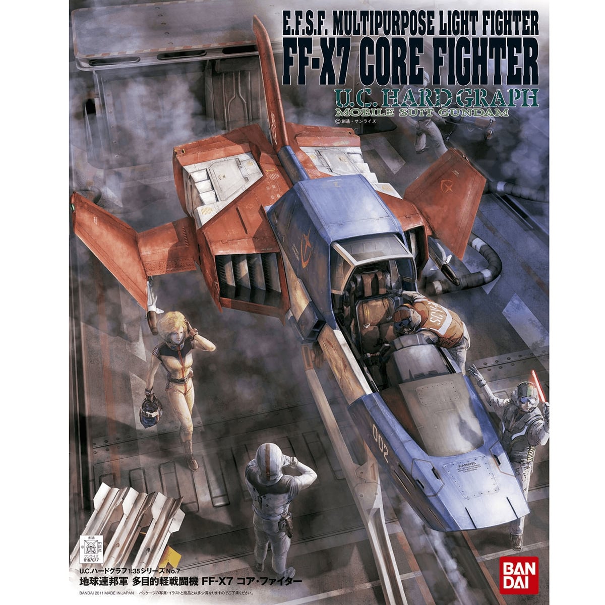 BANDAI HOBBY HGUC 1/35 FF-X7 CORE FIGHTER