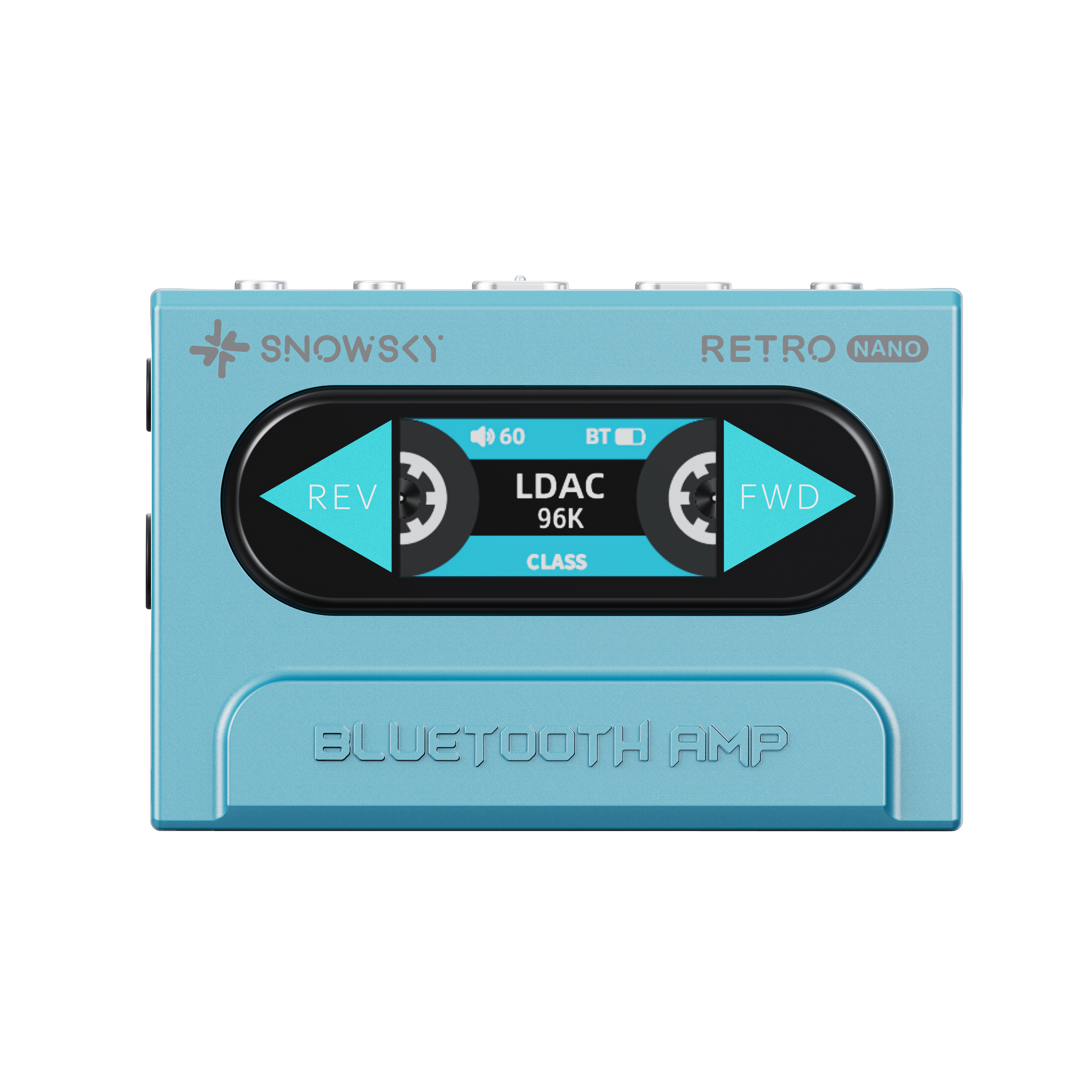 FIIO SNOWSKY Retro Nano Bluetooth DAC & Headphone Amplifier, Blue