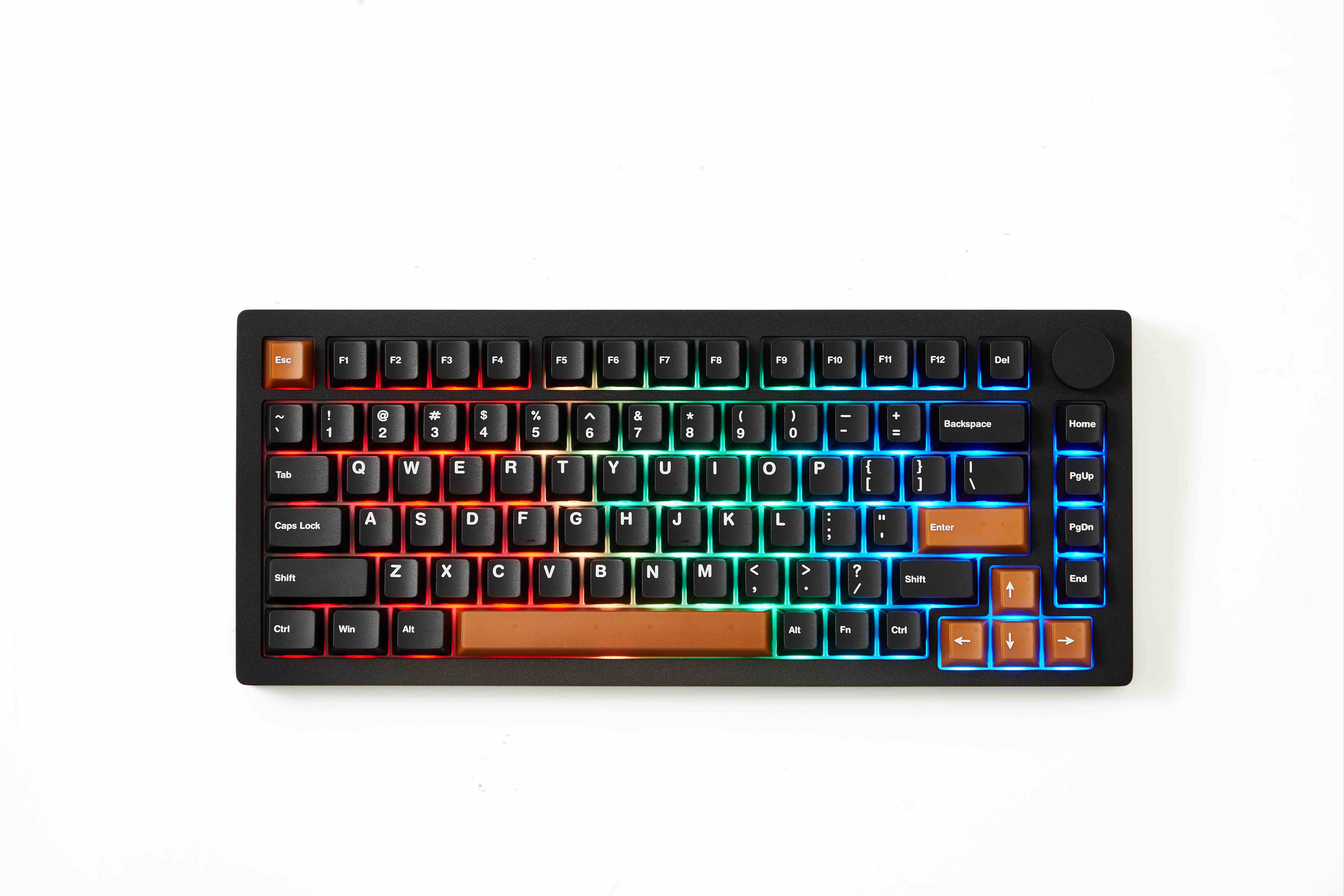 MonsGeek M1 V5 Black & Brown Tri-Mode Customizable Mechanical Keyboard