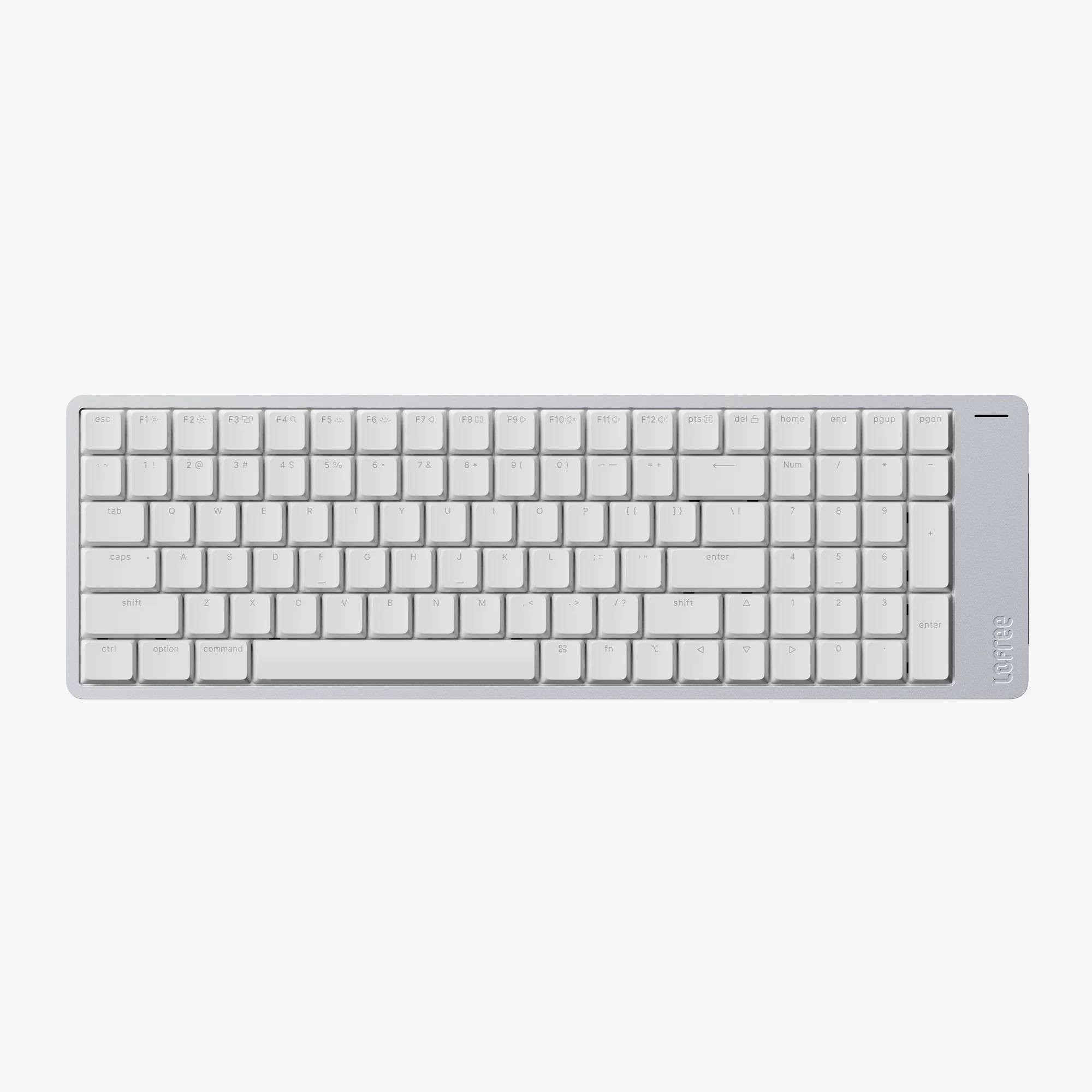 Clavier mécanique bas de profil Lofree Flow2, Argent argenté