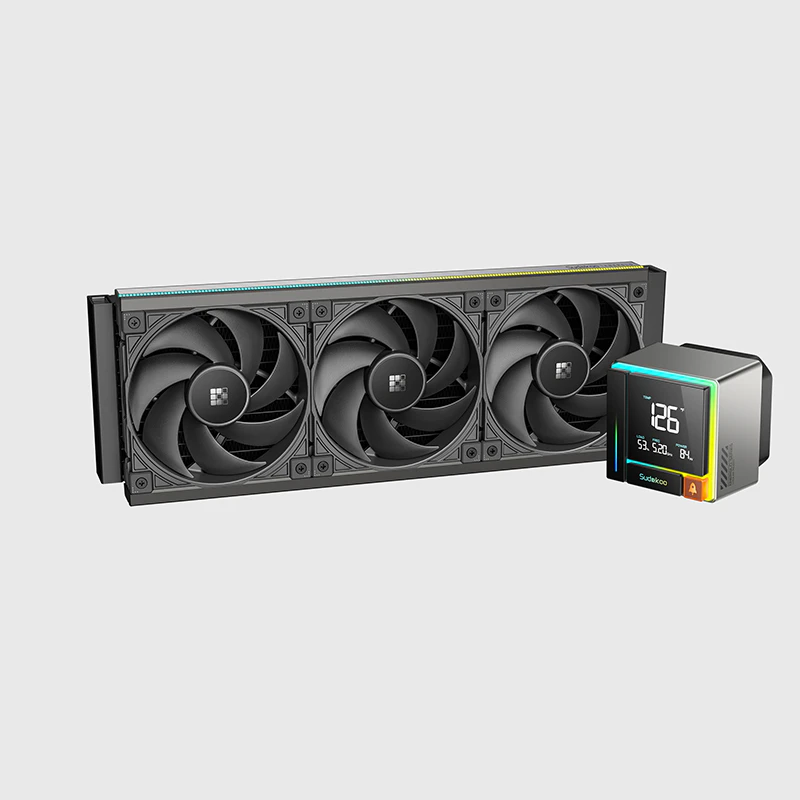 Sudokoo ENERGLO 360 Liquid Cooler w/ Data Display Black