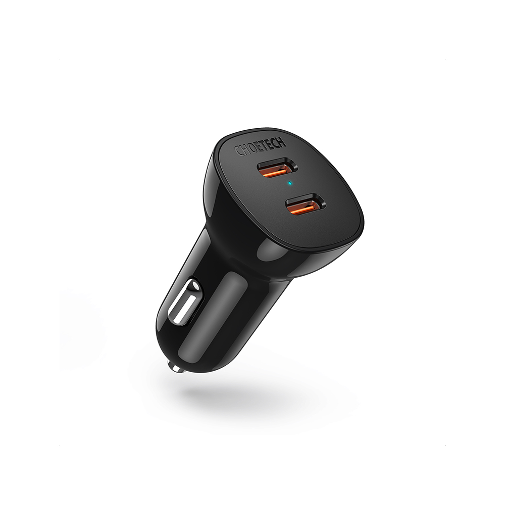 Choetech 36 W - Chargeur de voiture double USB-C PD(Open Box)