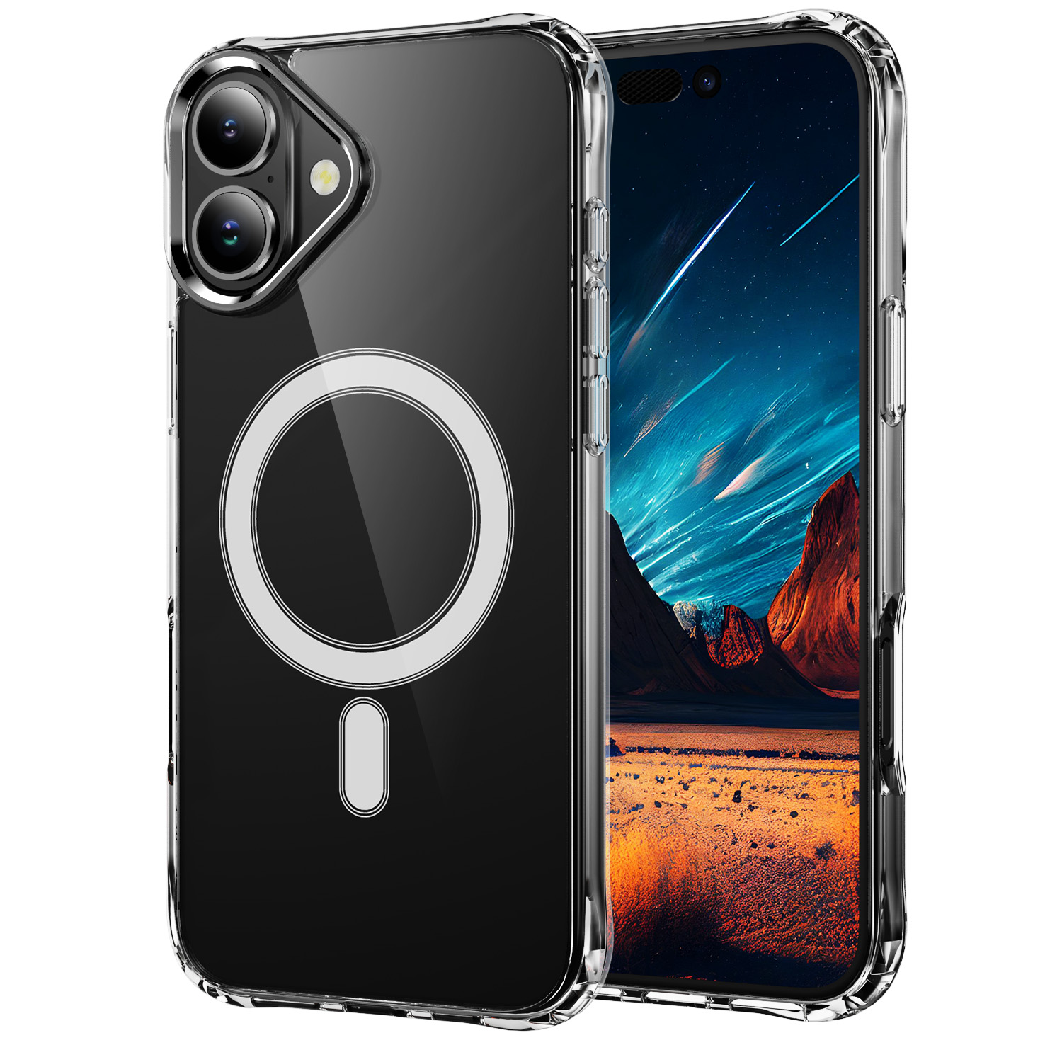 Étui en TPU acrylique hybride VMAX Magsafe