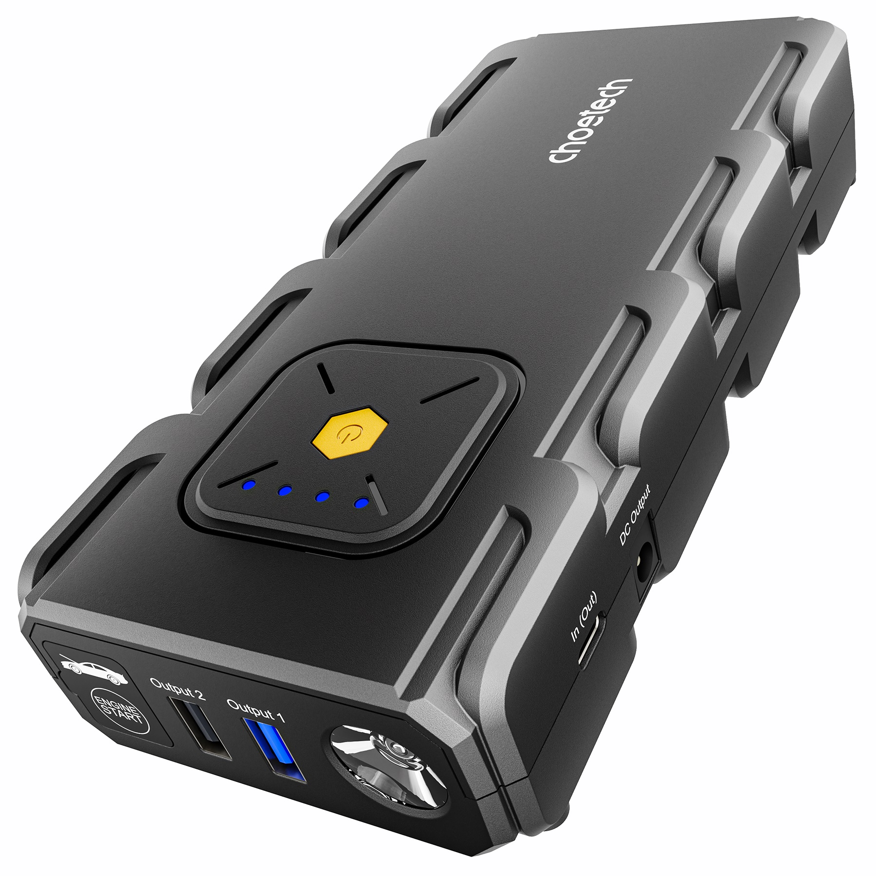 Choetech Car Jump Starter And Power Bank, Black(Open Box)