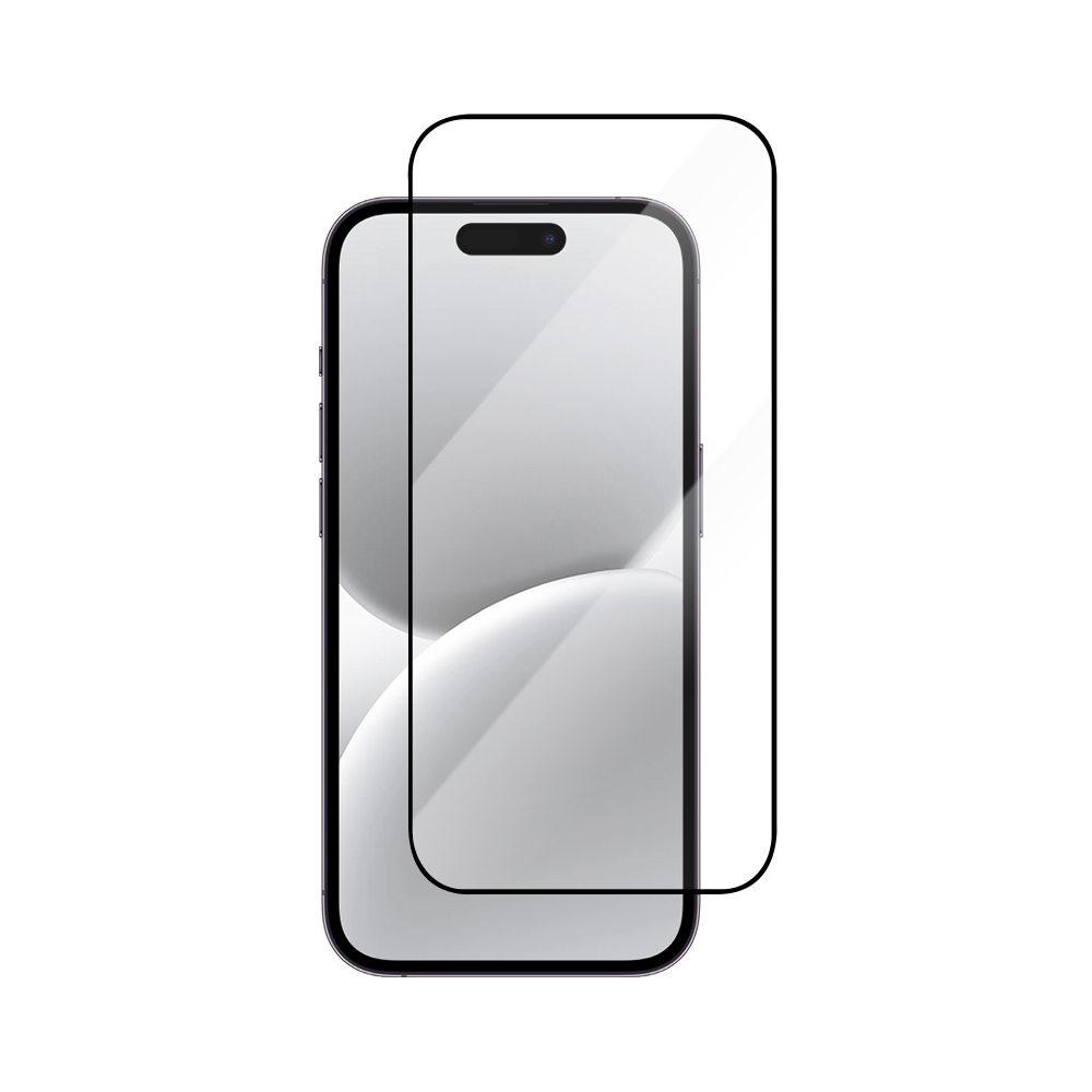 VMAX 2.5D Full Cover Tempered Glass Screen Protector for iPhone16