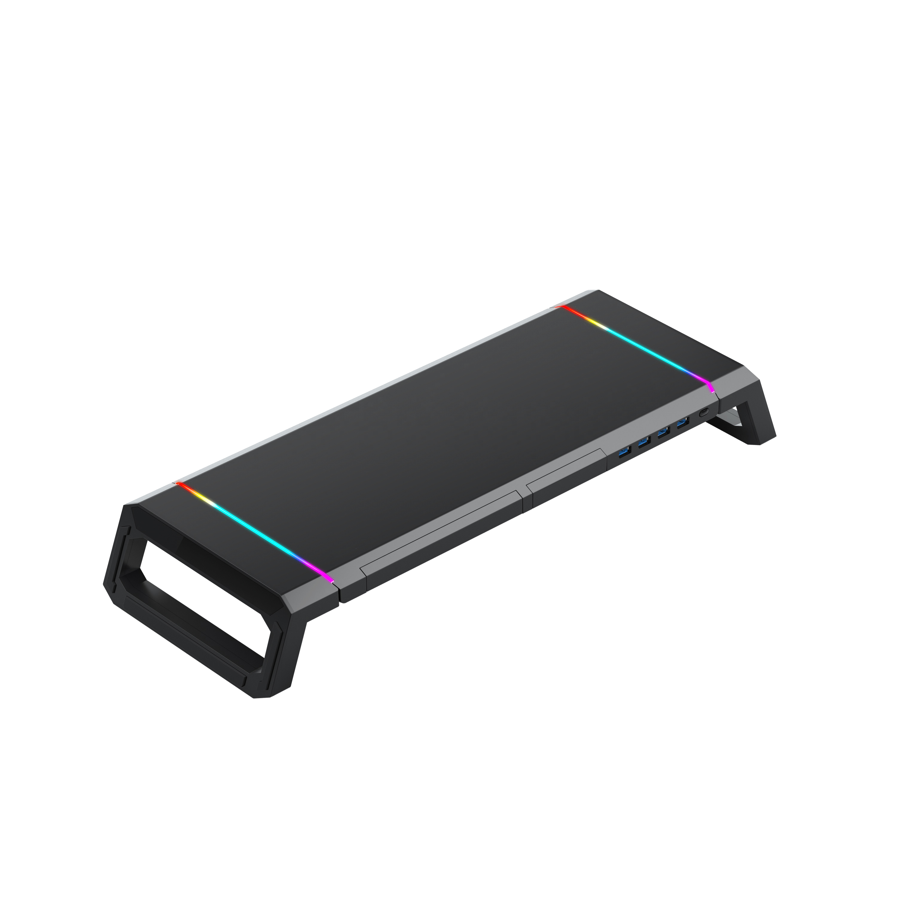Support pour moniteur iCAN T1 avec 4 ports USB 3.0 et support pour tél