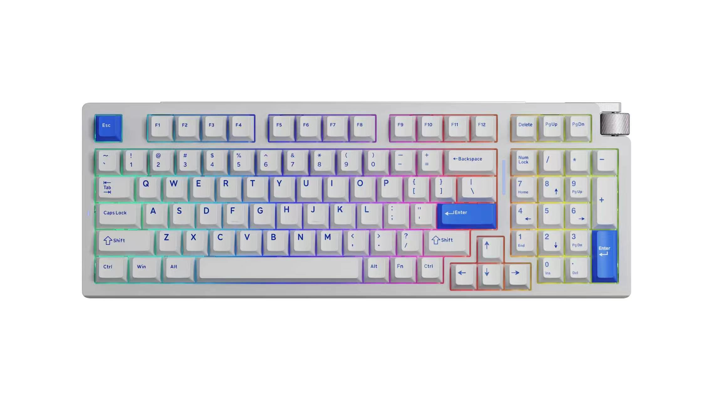 DAREU COOL 98 Ocean Blue Tri-mode 98% RGB Gaming Keyboard