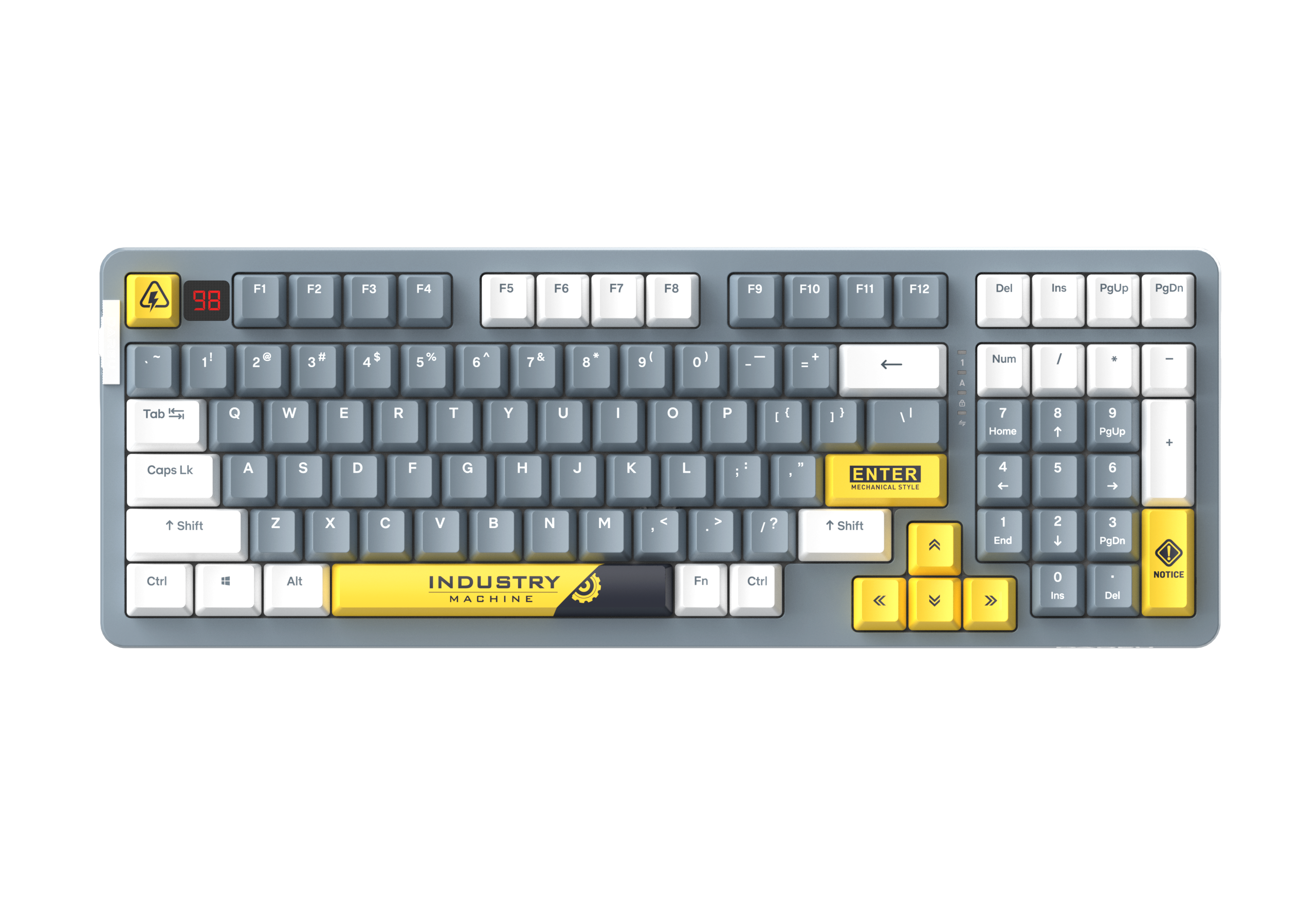 DAREU A98 PRO Clavier mécanique Sky V3 RGB avec interrupteurs linéaires personnalisés, structure d'étanchéité interchangeabl...