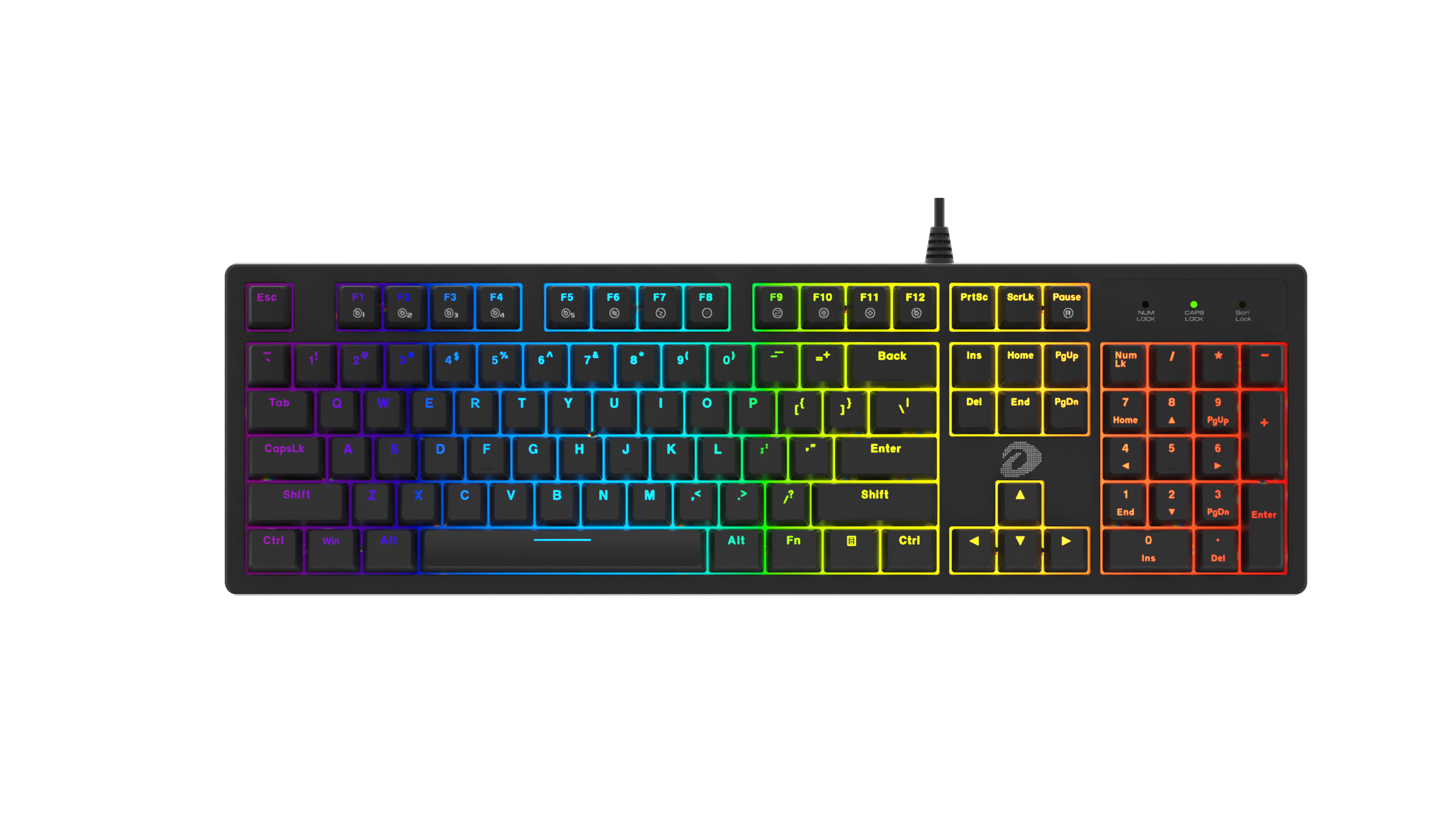 DAREU EK1280S Wired RGB Mechanical Gaming Keyboard Blue Switch