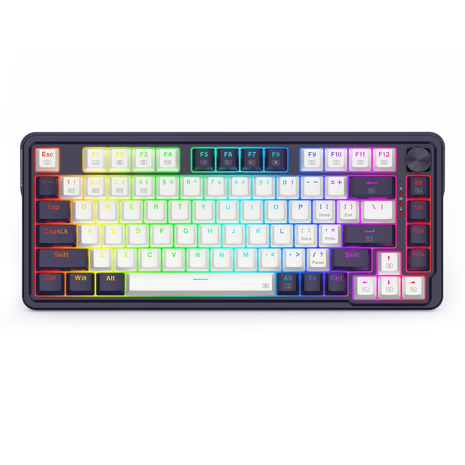 Redragon K673WB PRO Gasket Mounted Mechanical Gaming Keyboard with Red Switch