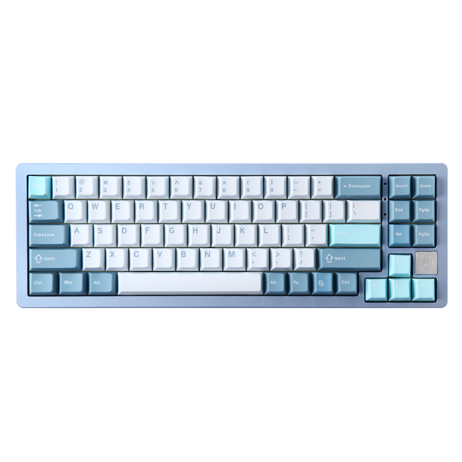 Yunzii AL71 Tri-mode Aluminum RGB Gaming Keyboard Blue Colour