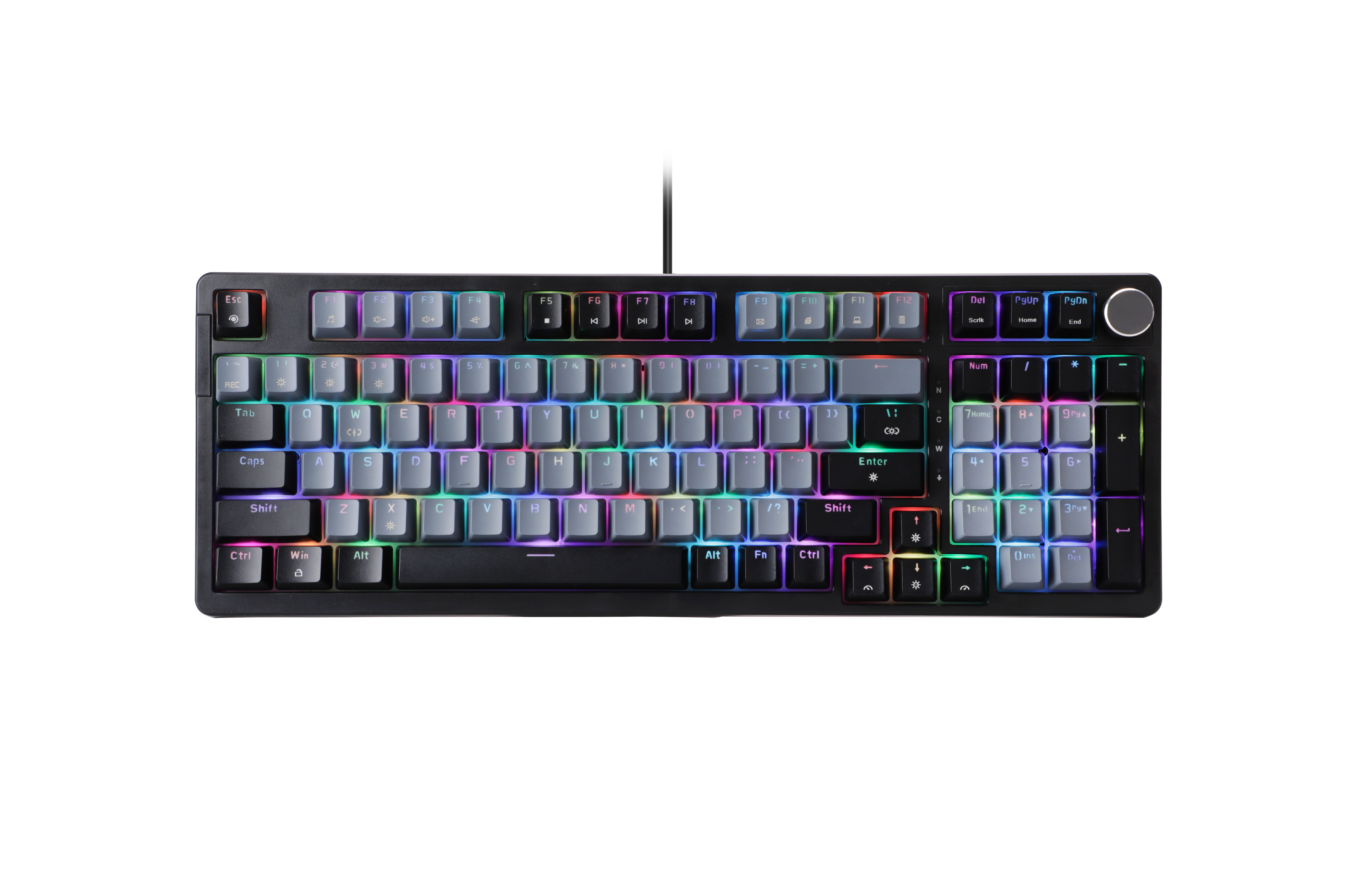 iCAN 104 Key RGB Wired Mechanical Keyboard, Gasket Structure
