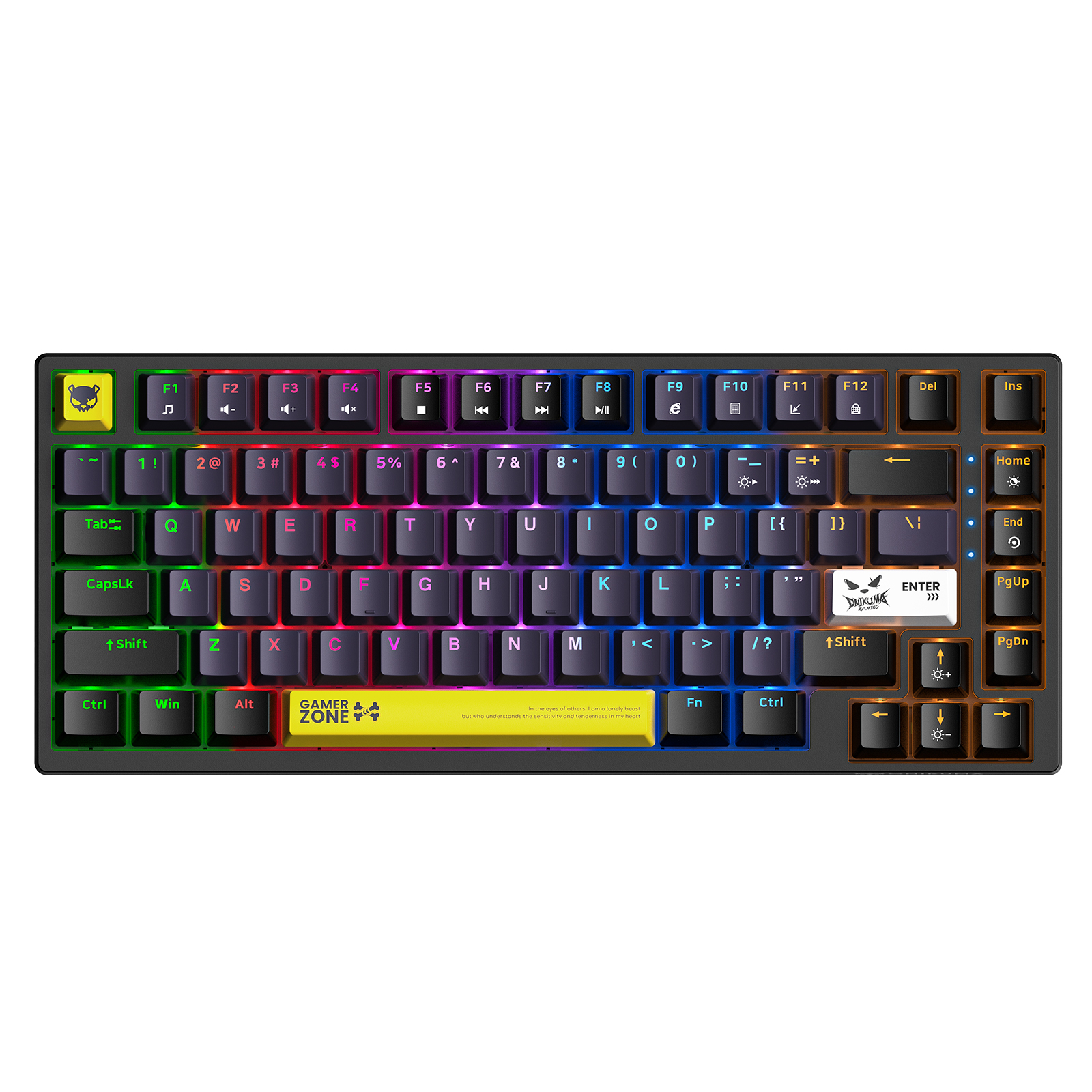 Onikuma G58 Black Wired Mechanical Gaming Keyboard w/ RGB Backlighting