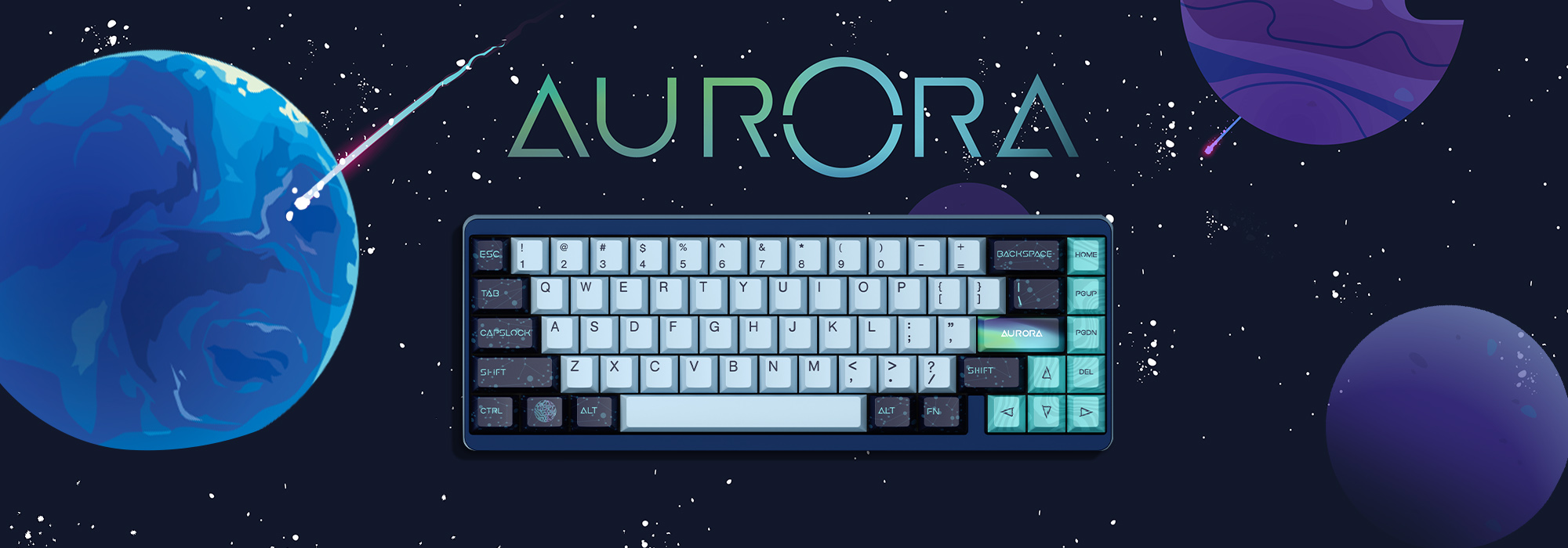 Clavier de jeu Varmilo Muse65 à interrupteurs magnétiques Gateron