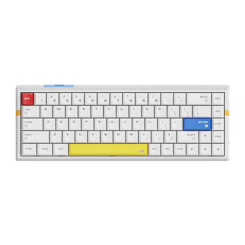 Clavier filaire magnétique ATK RS6 Ultra blanc, électrophorèse