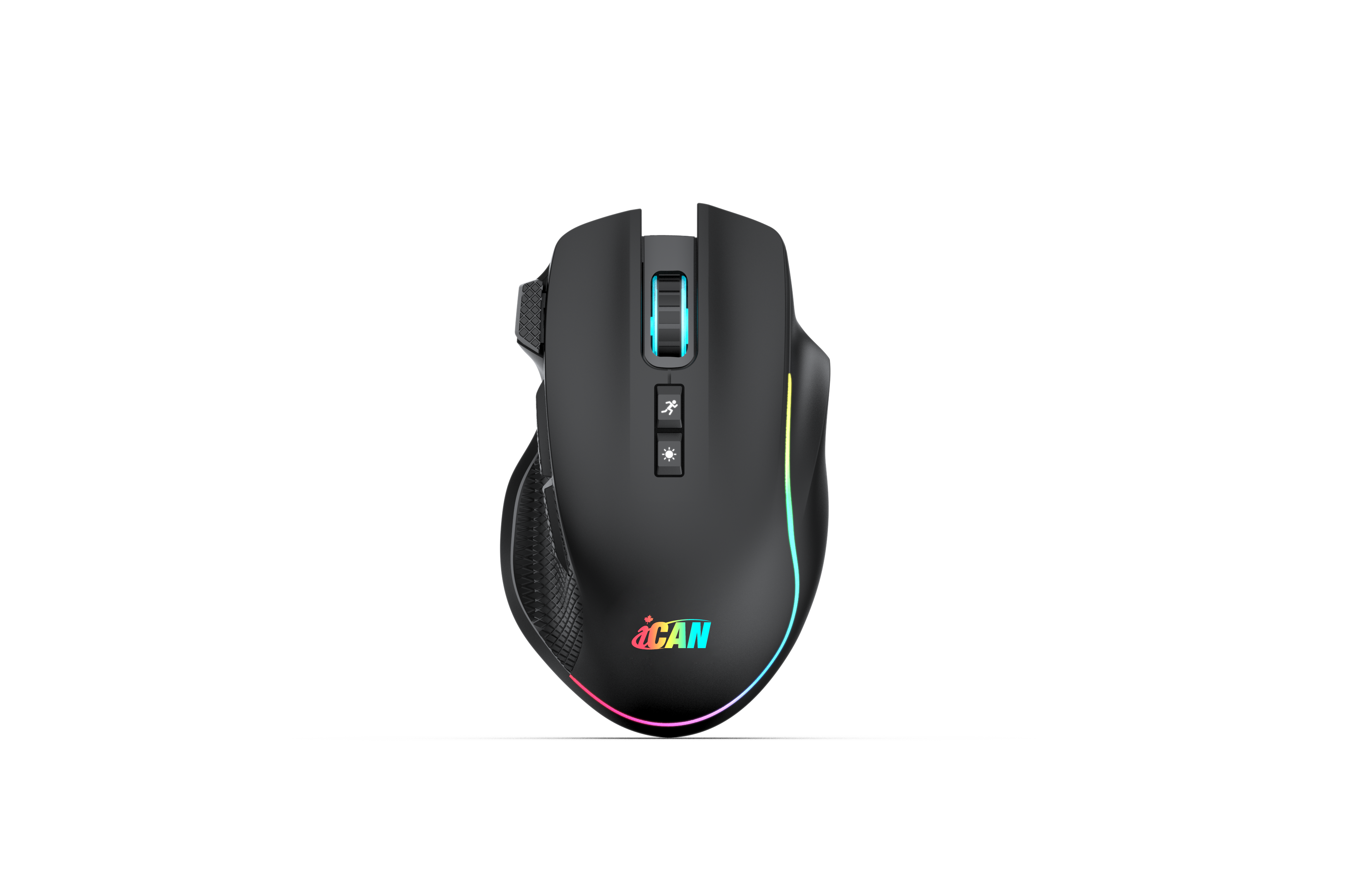 iCAN GM1103 2.4G Wireless Black RGB Gaming Mouse, 1600 DPI, 600mAh