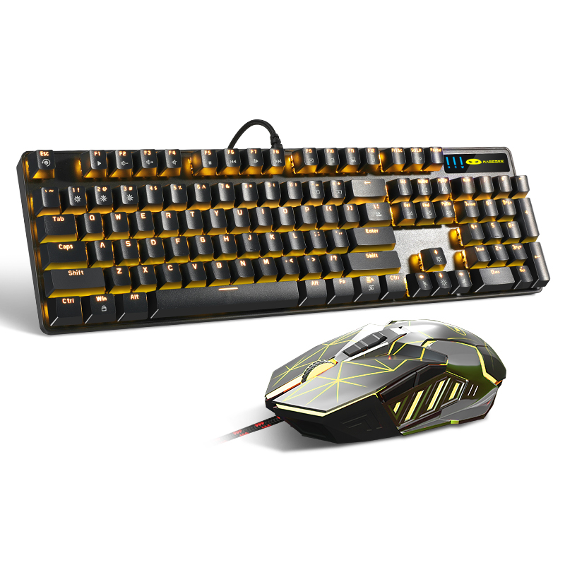 MageGee MK-STORM Mechanical Gaming Keyboard Mouse Combo(Open Box)
