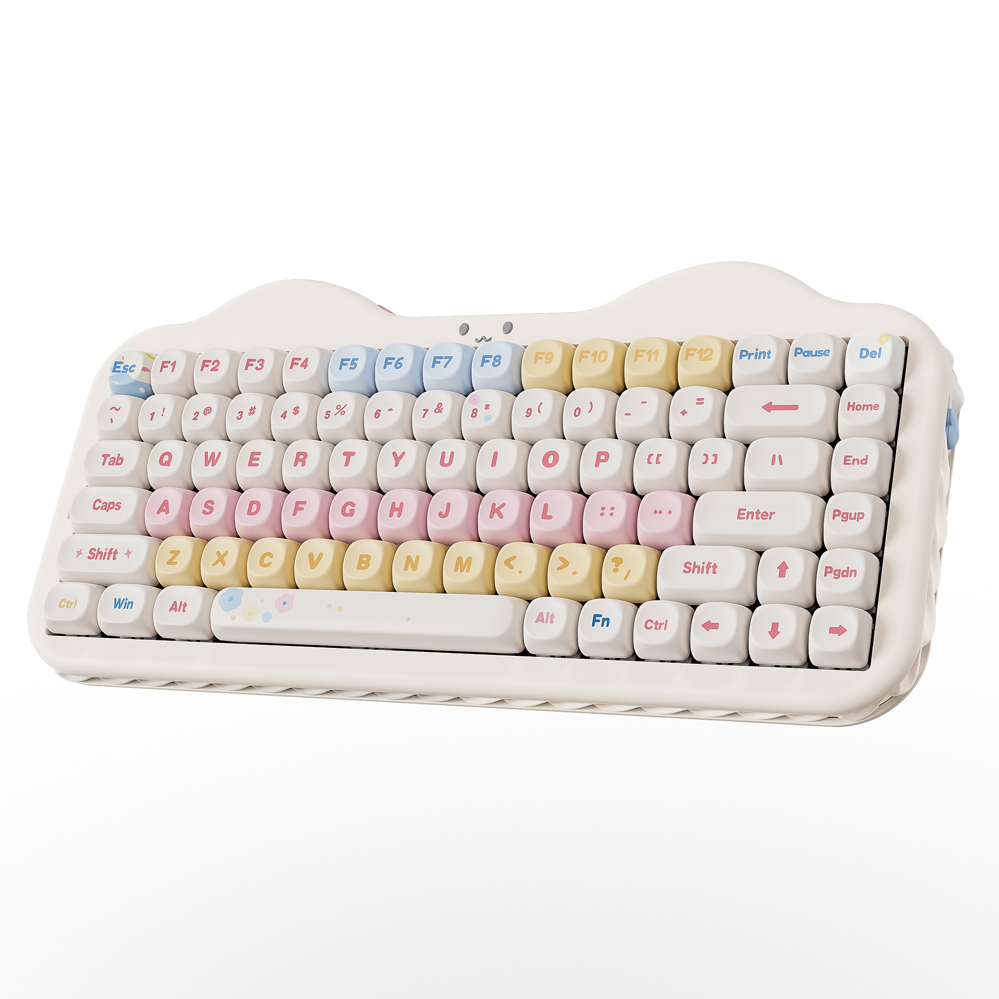 YUNZII C75 75% Wireless Mechanical Keyboard, Hot Swap Creamy Keyboard