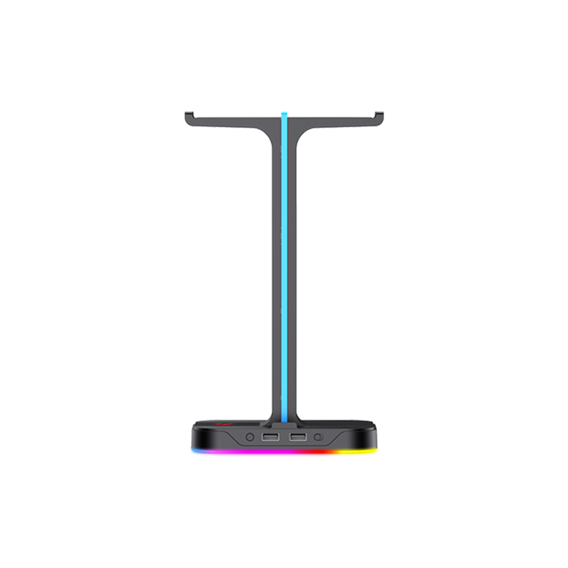 Support de casque Havit TH650 RGB avec double support et 2 ports USB