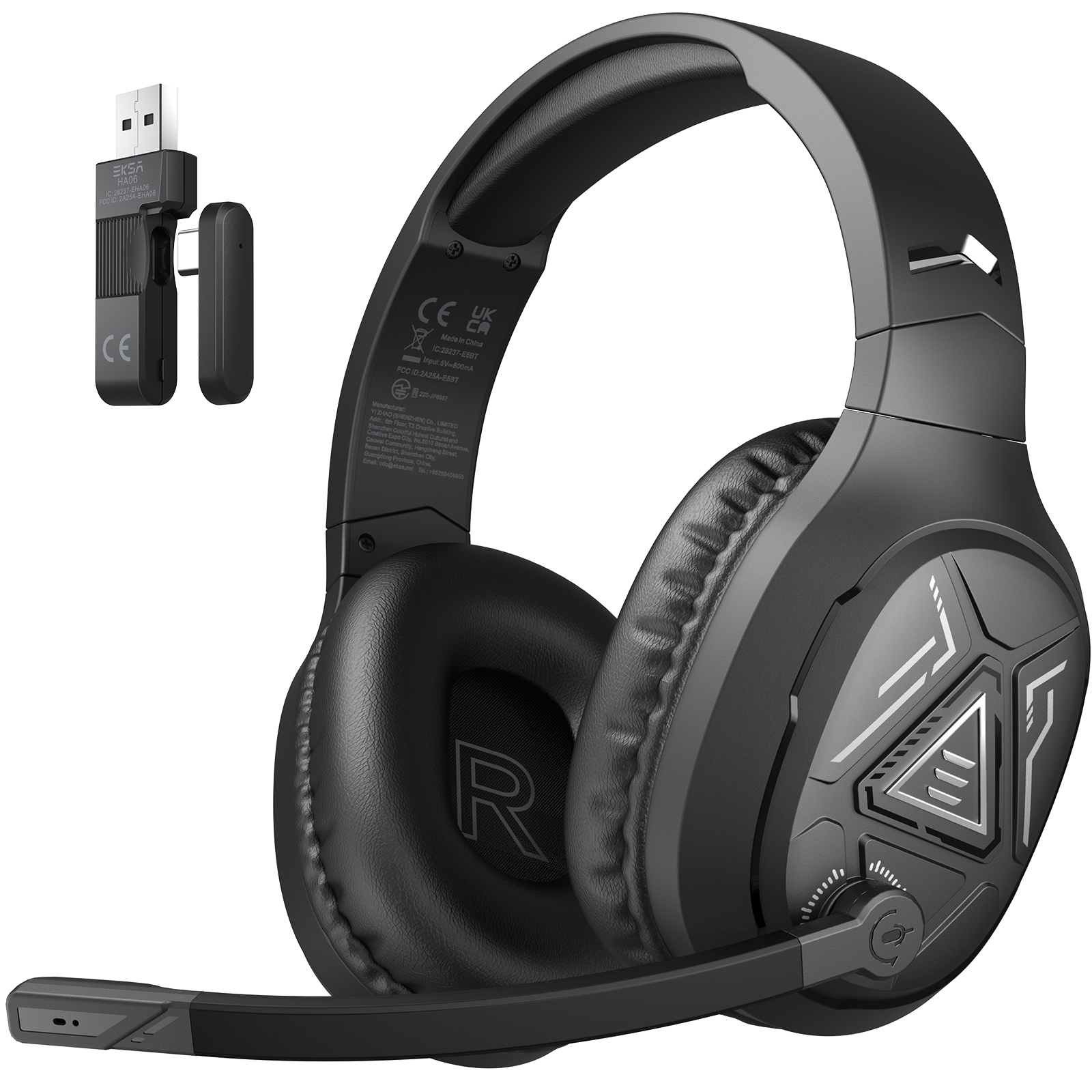 EKSA E5BT 2.4 Ghz Wireless Gaming Headset