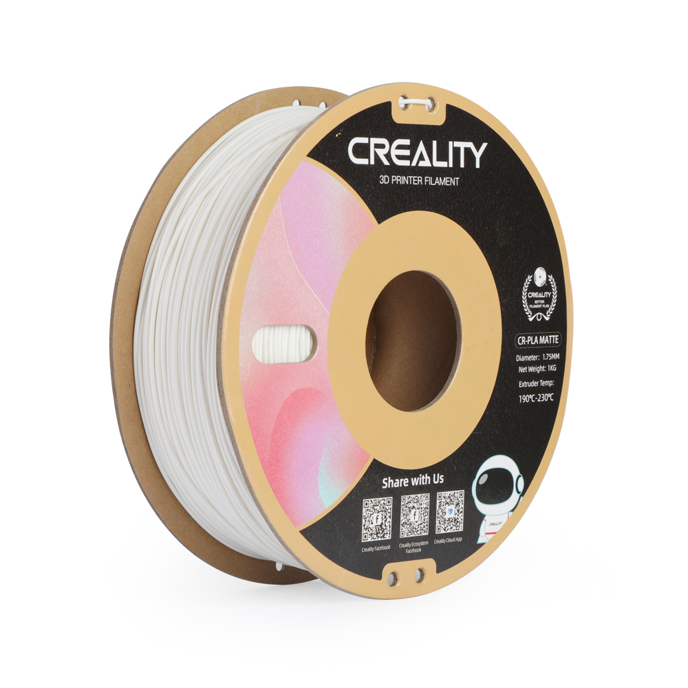 Creality CR-PLA Matte, Gypsum White.