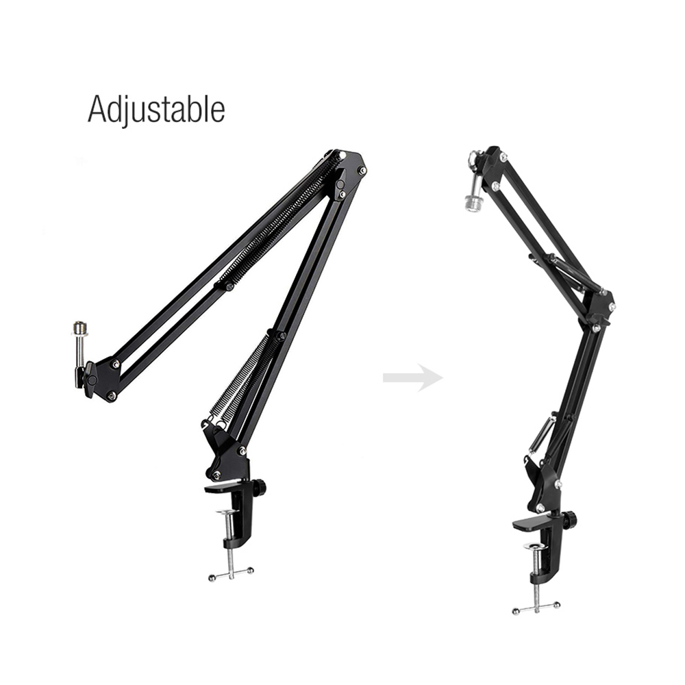 Support de microphone de bureau à pince iCAN